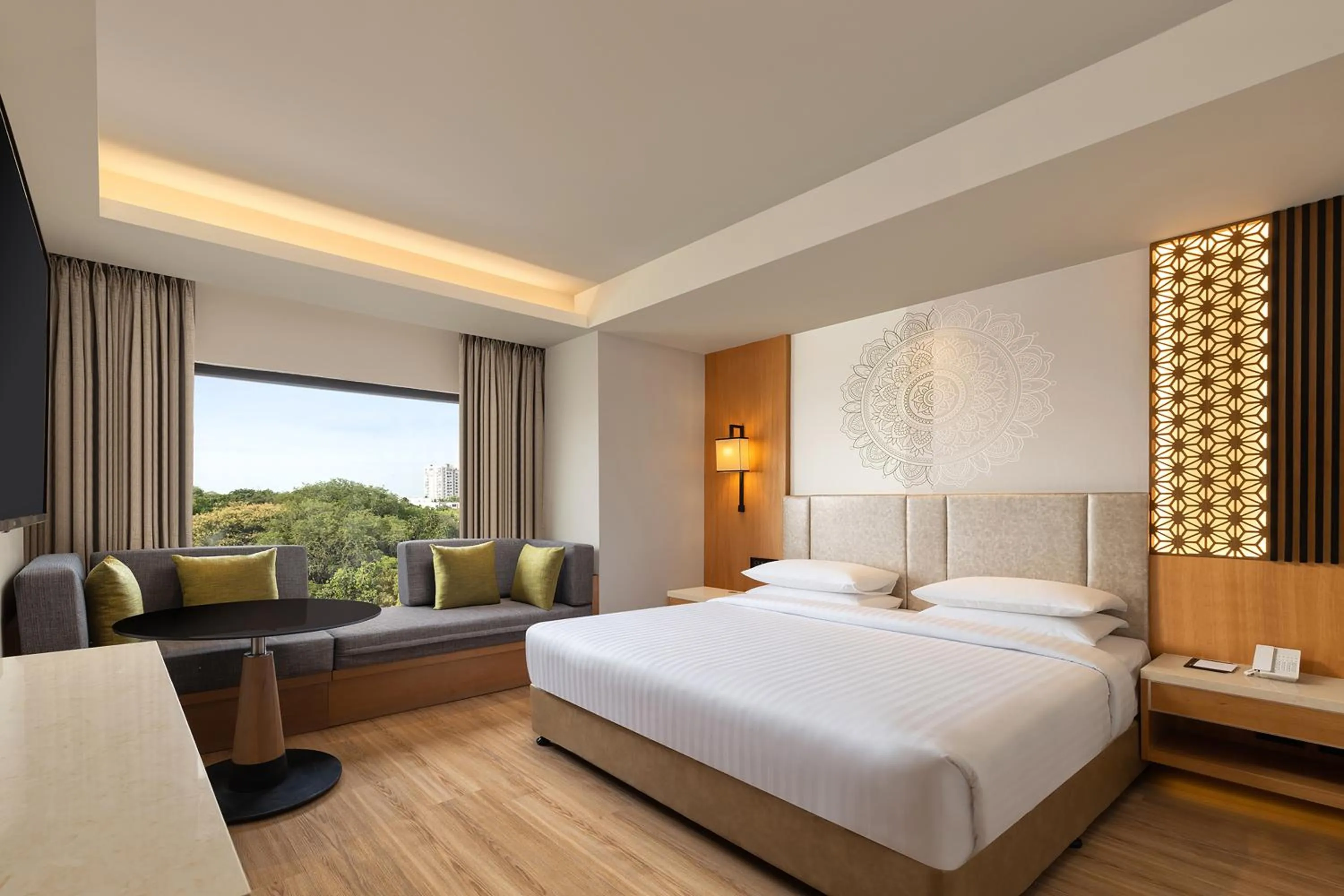 Bedroom, Bed in Courtyard by Marriott Tiruchirappalli