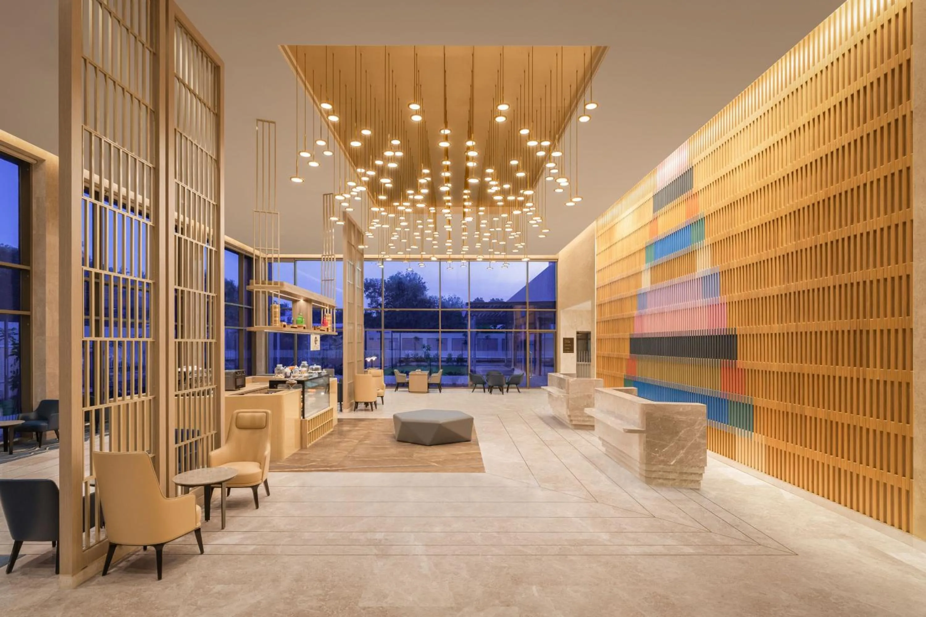 Lobby or reception in Courtyard by Marriott Tiruchirappalli