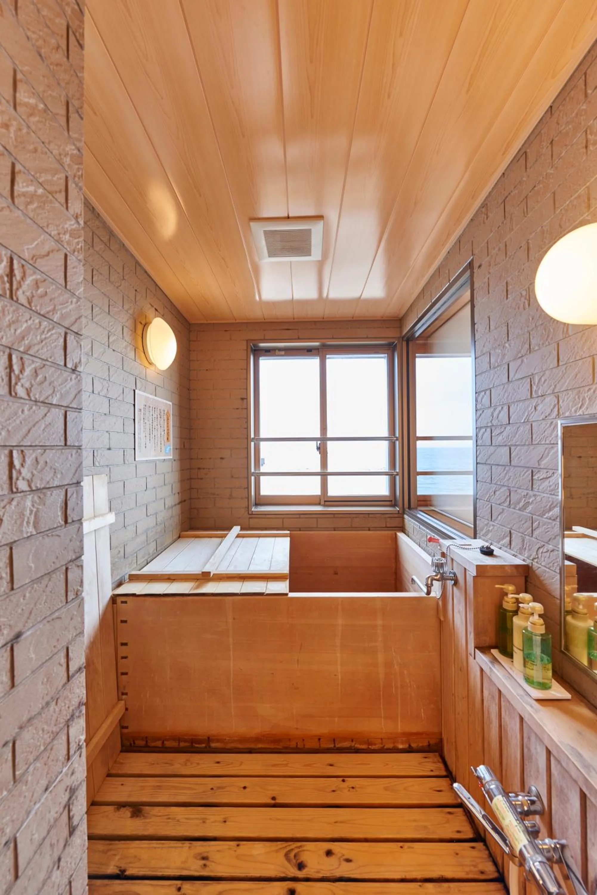 Sea view, Bed in Yunohama Hotel