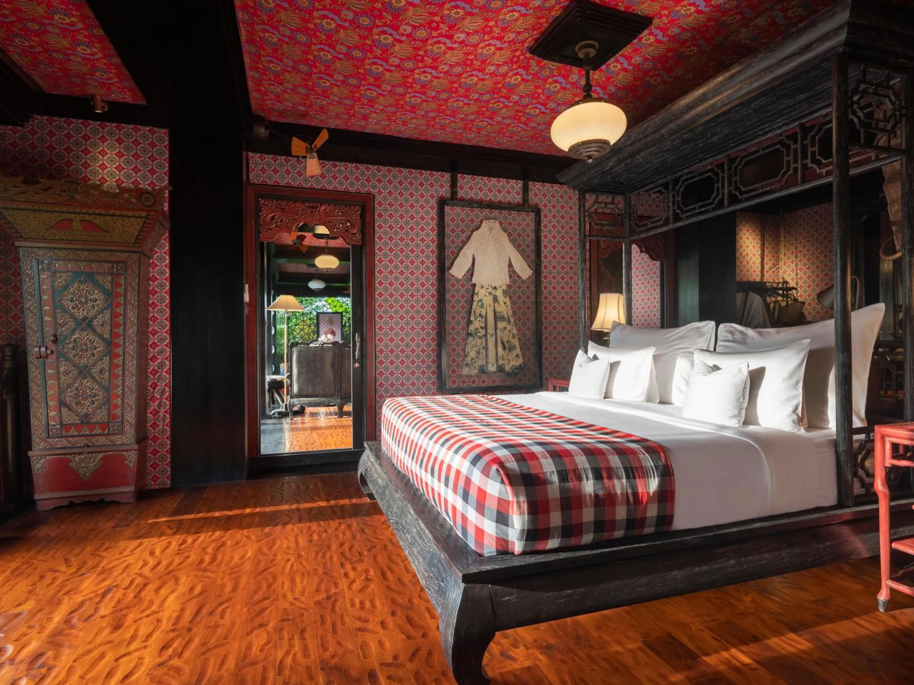 Bed in Capella Ubud, Bali