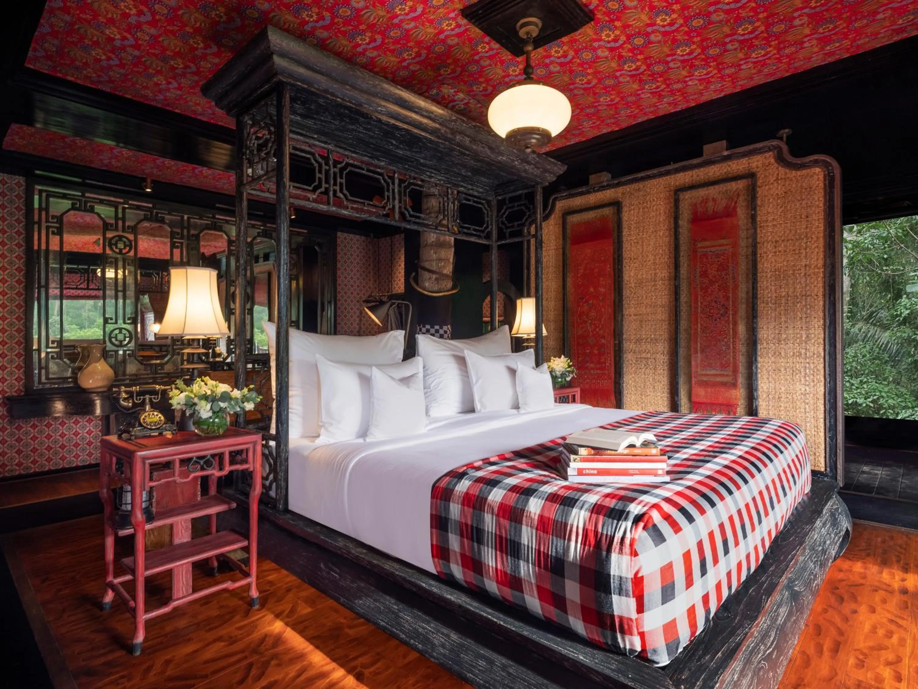 Bedroom, Bed in Capella Ubud, Bali