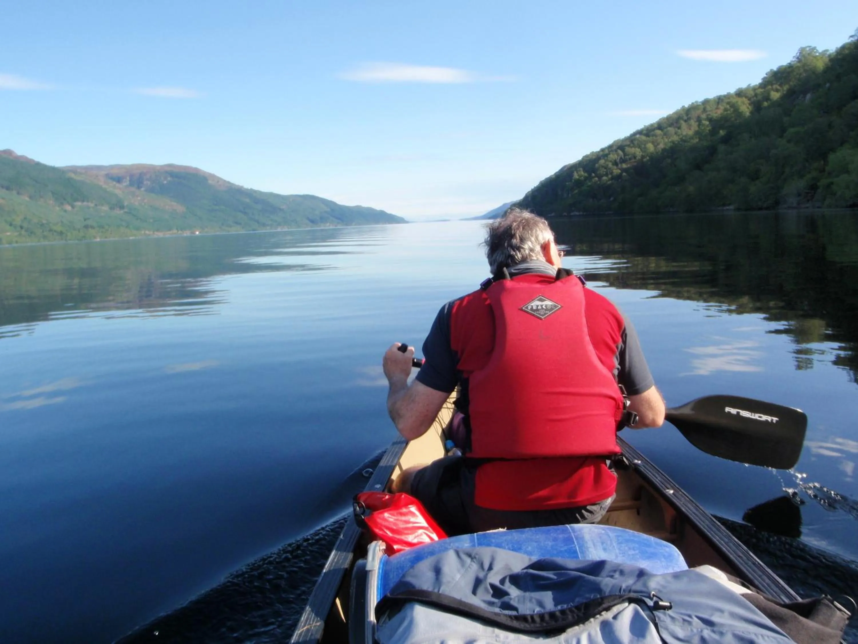 Canoeing in Loch Ness Lodge