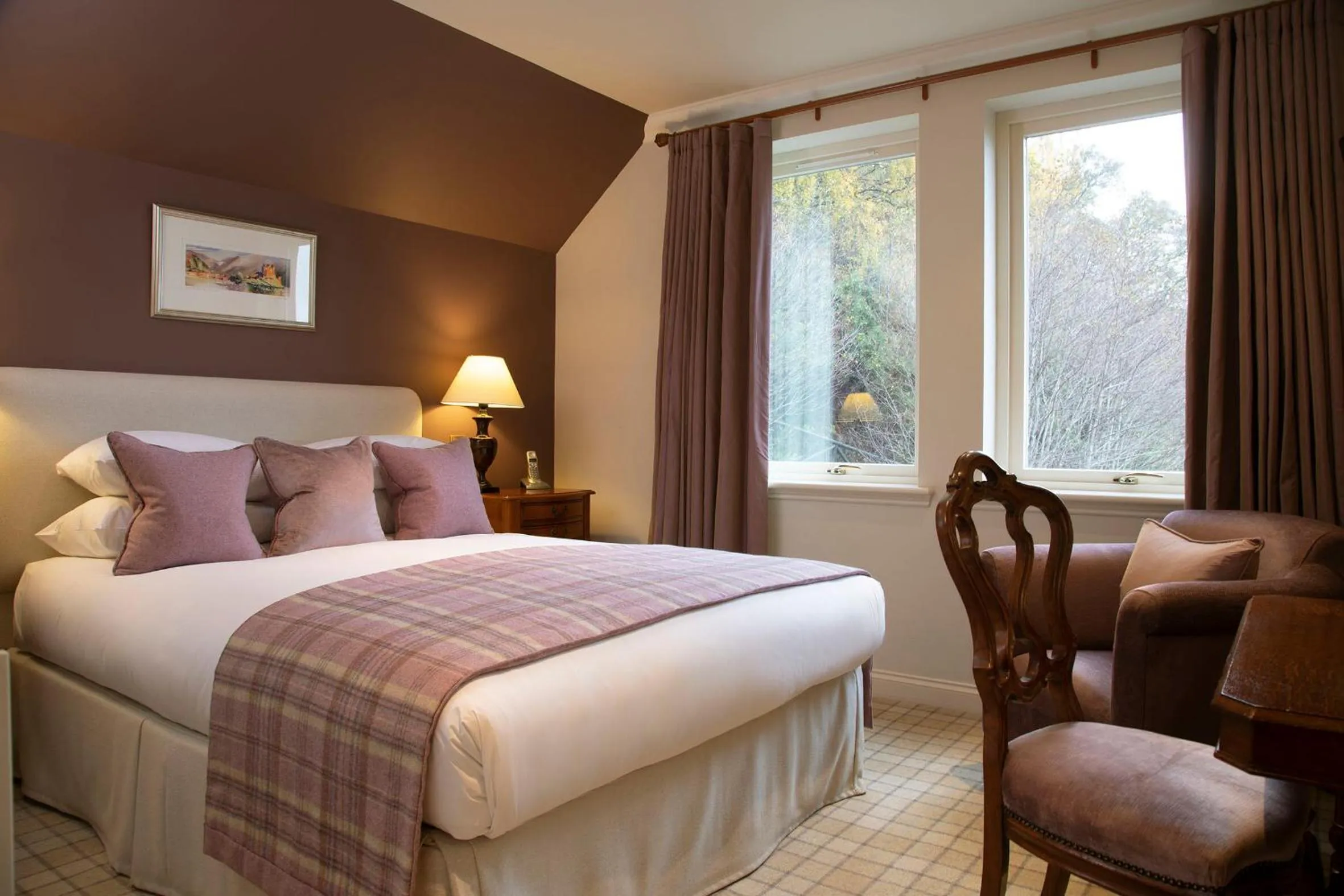 Bed in Loch Ness Lodge