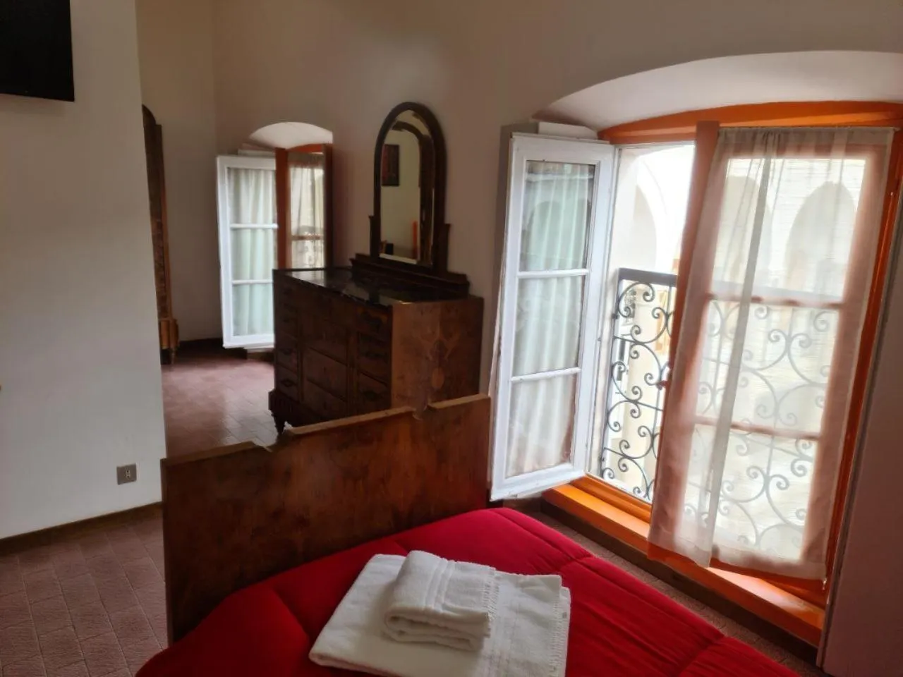 Bedroom, Bed in Villa Terzaghi