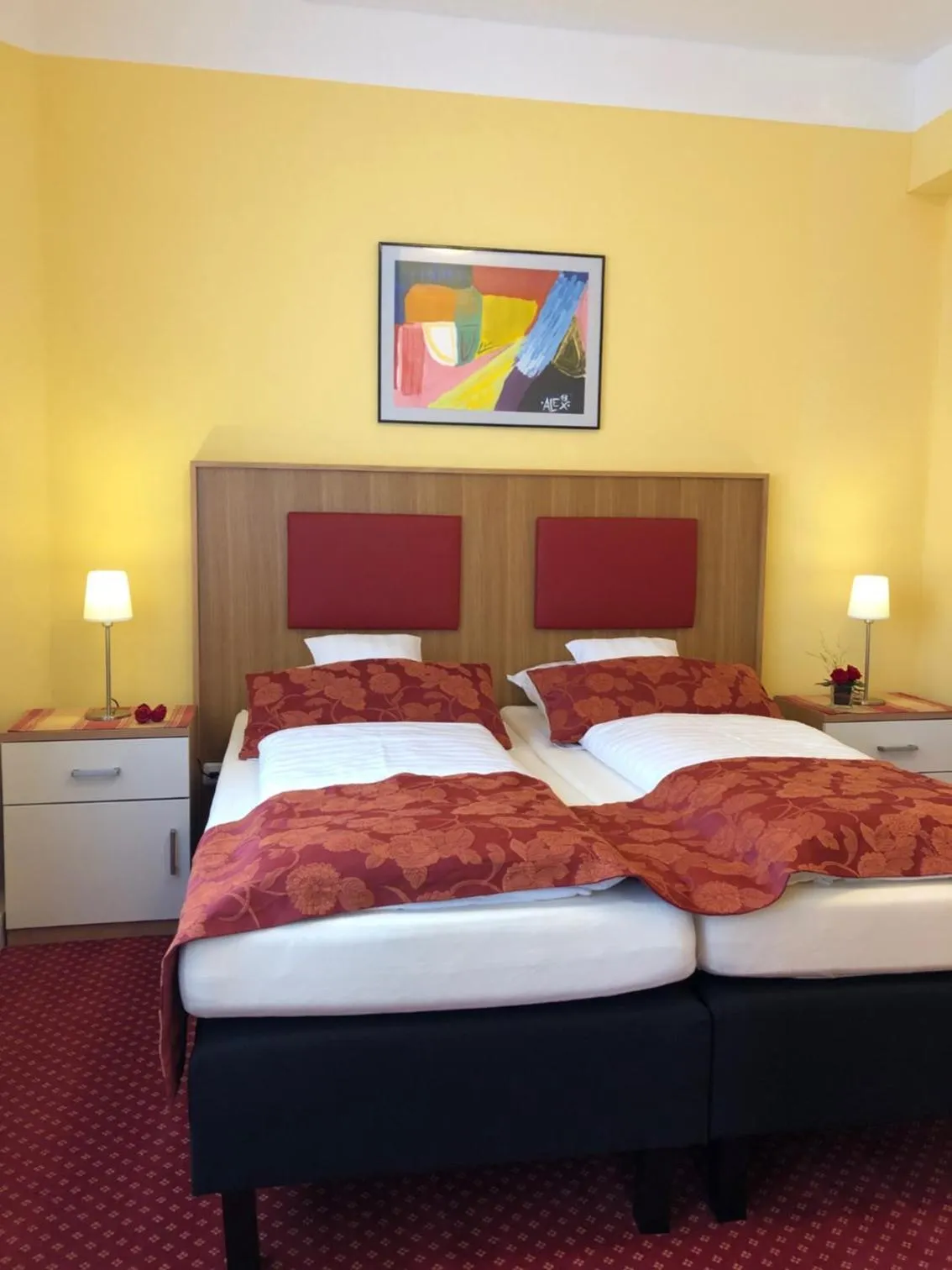 Decorative detail, Bed in Thermen Hotel Pension Villa Holstein