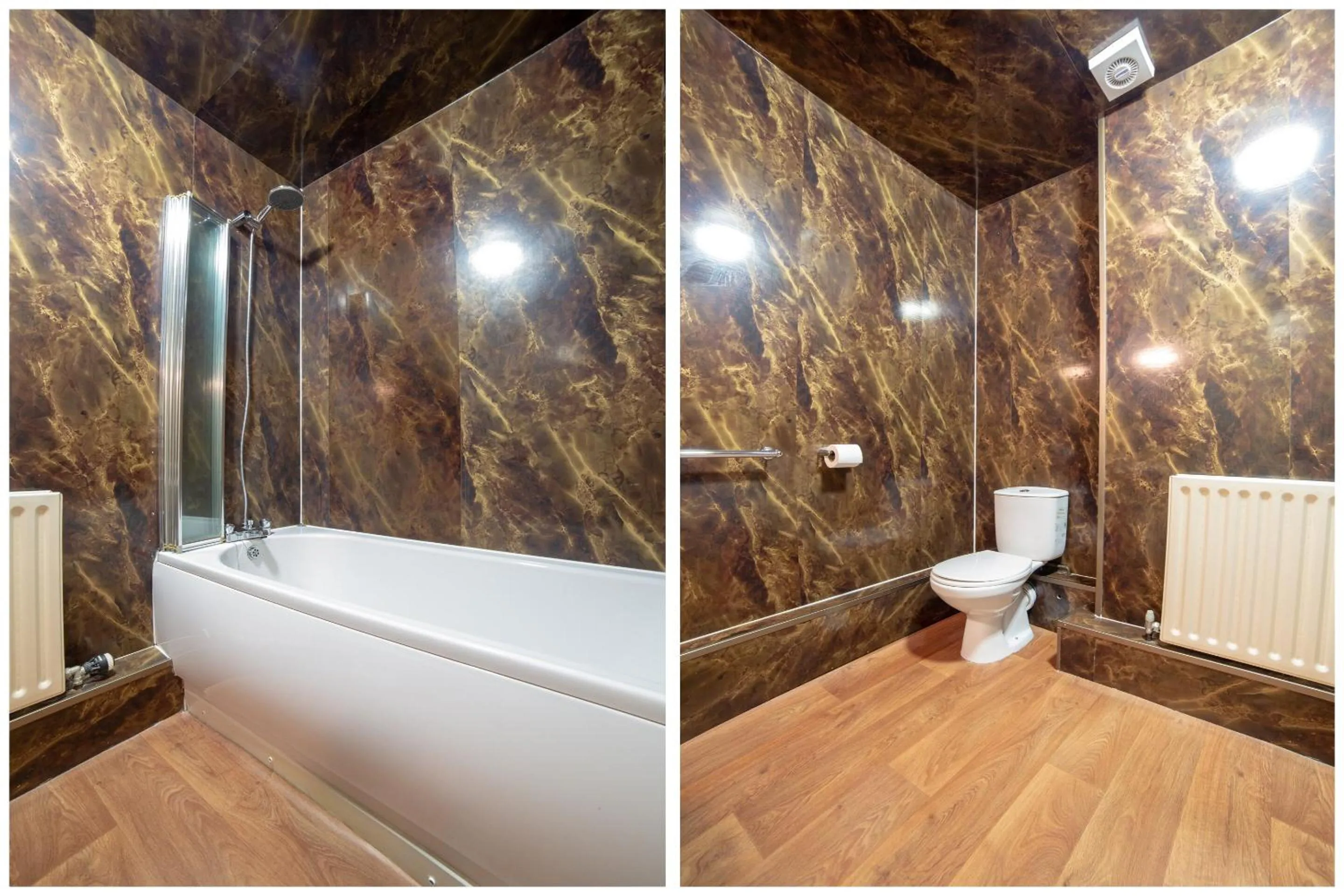 Bathroom in George Hotel, Burslem, Stoke-on-Trent