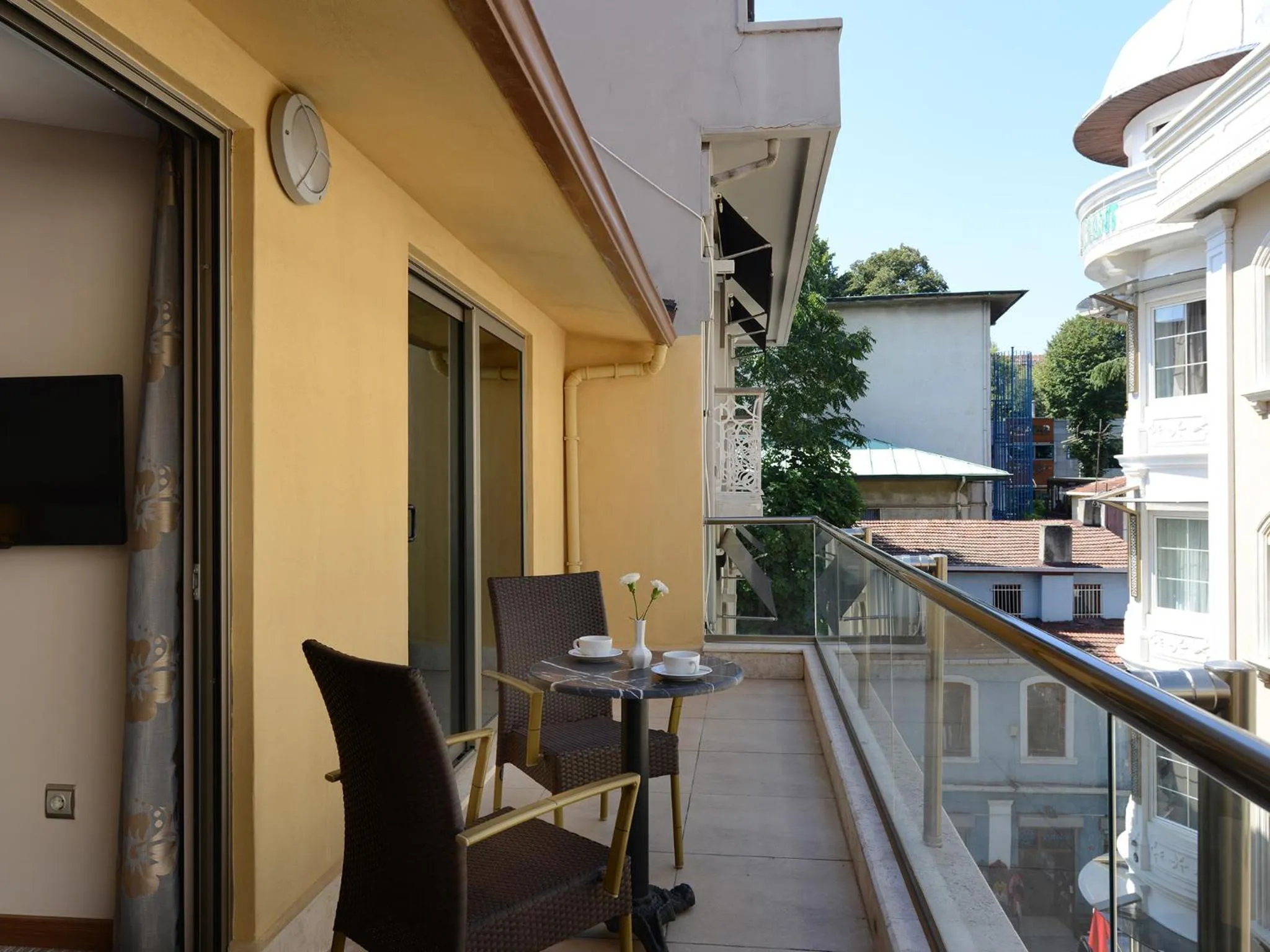 Balcony/Terrace, Patio/Outdoor Area in Yasmak Comfort Hotel