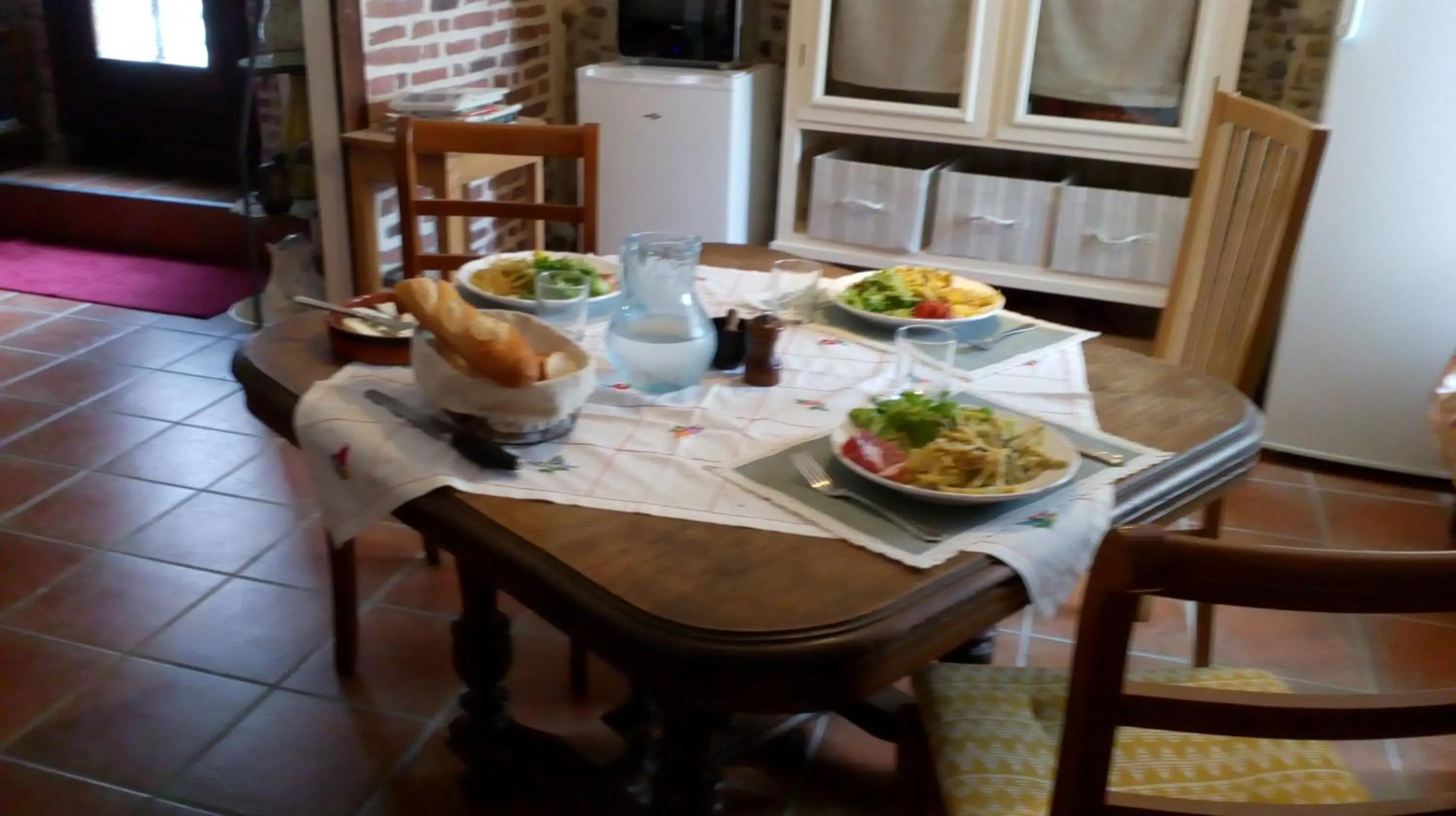 Food close-up in BnBinB La Cour Enchantée