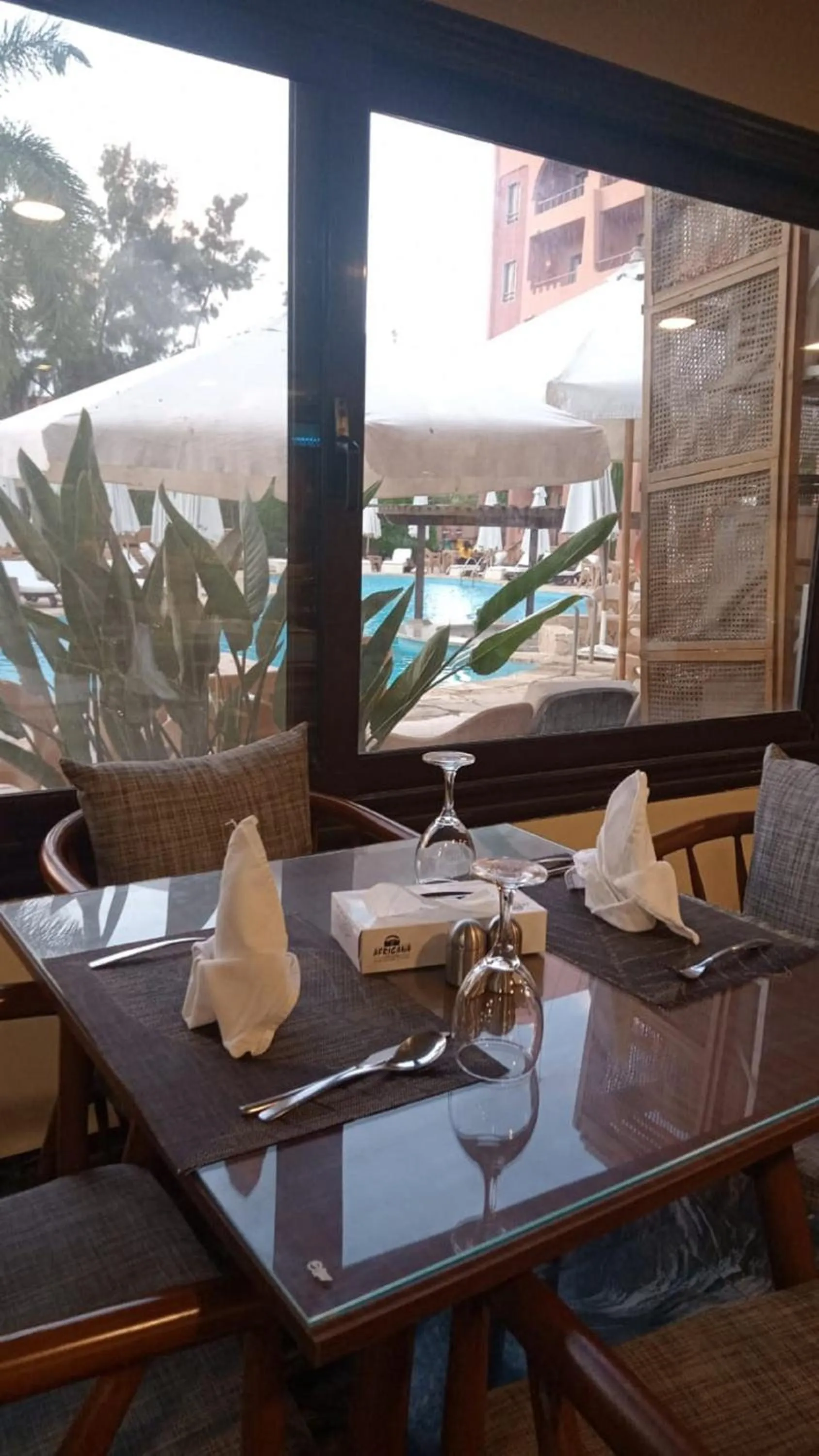 Pool view in Africana Hotel & Spa