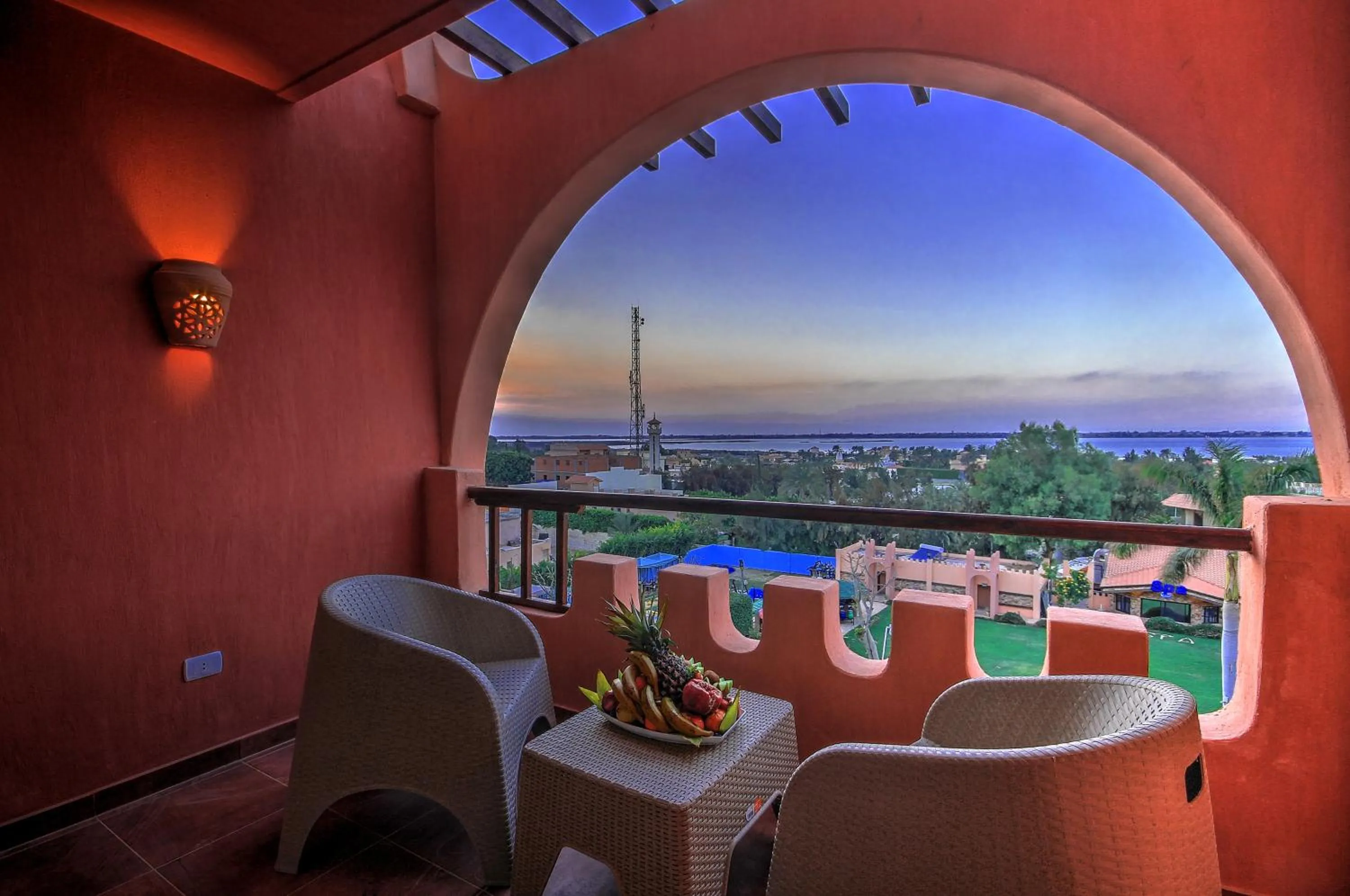 Sunset in Africana Hotel & Spa