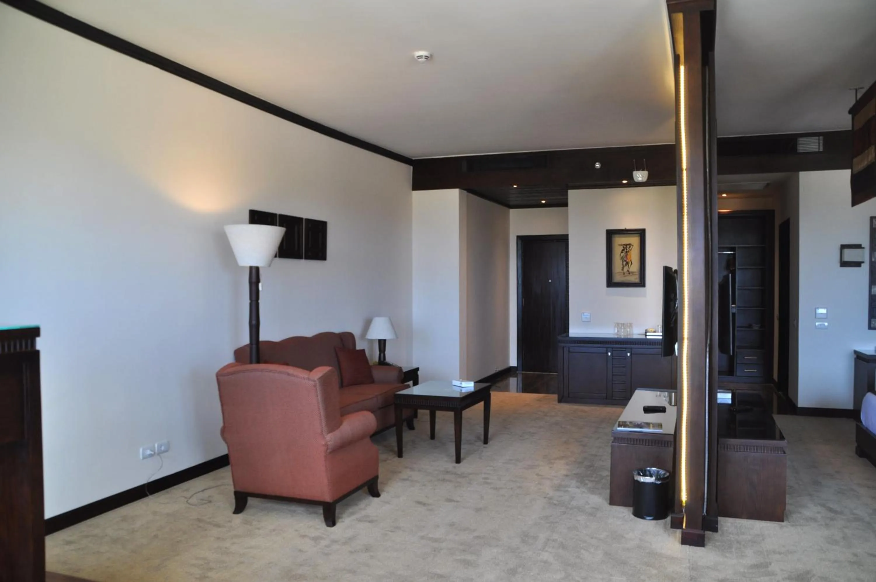 Communal lounge/ TV room in Africana Hotel & Spa