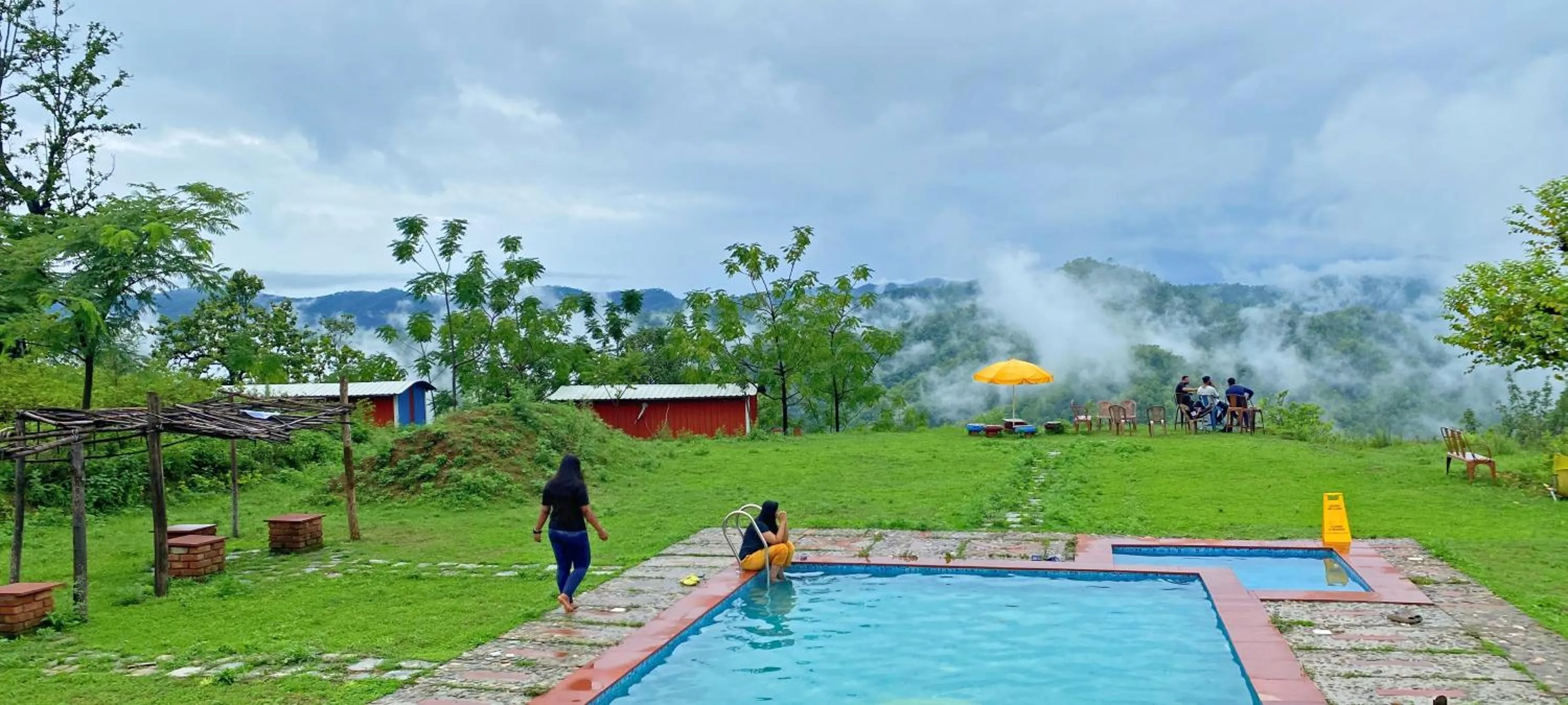 Swimming pool in LaHermitage Resort