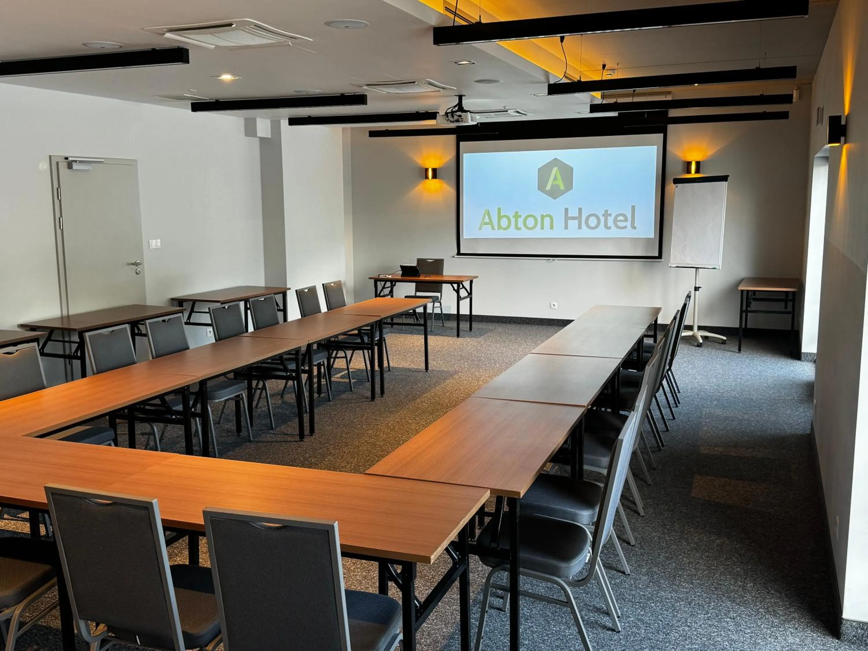 Property logo or sign in Abton Hotel