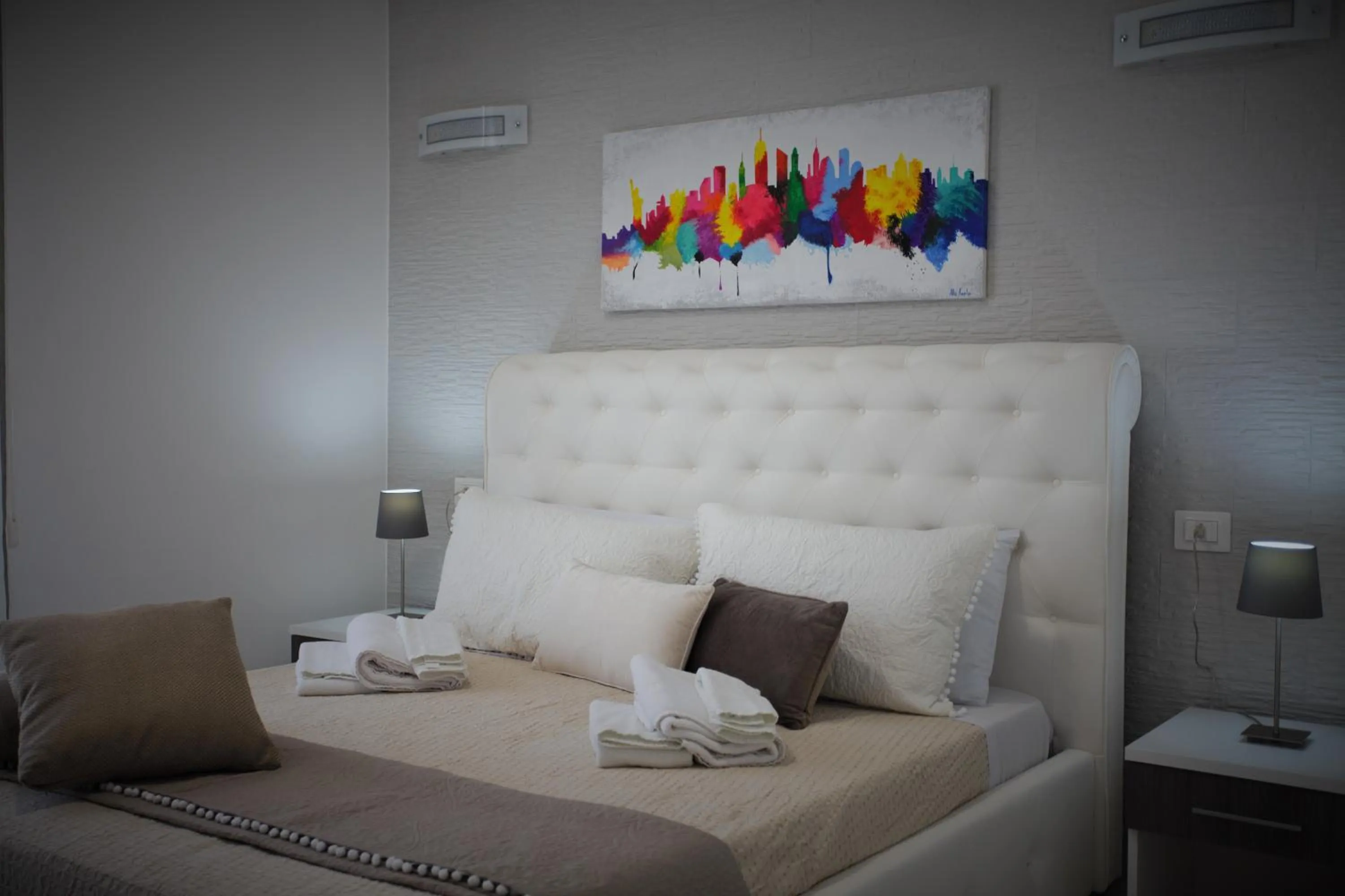 Bed in Central Apartments