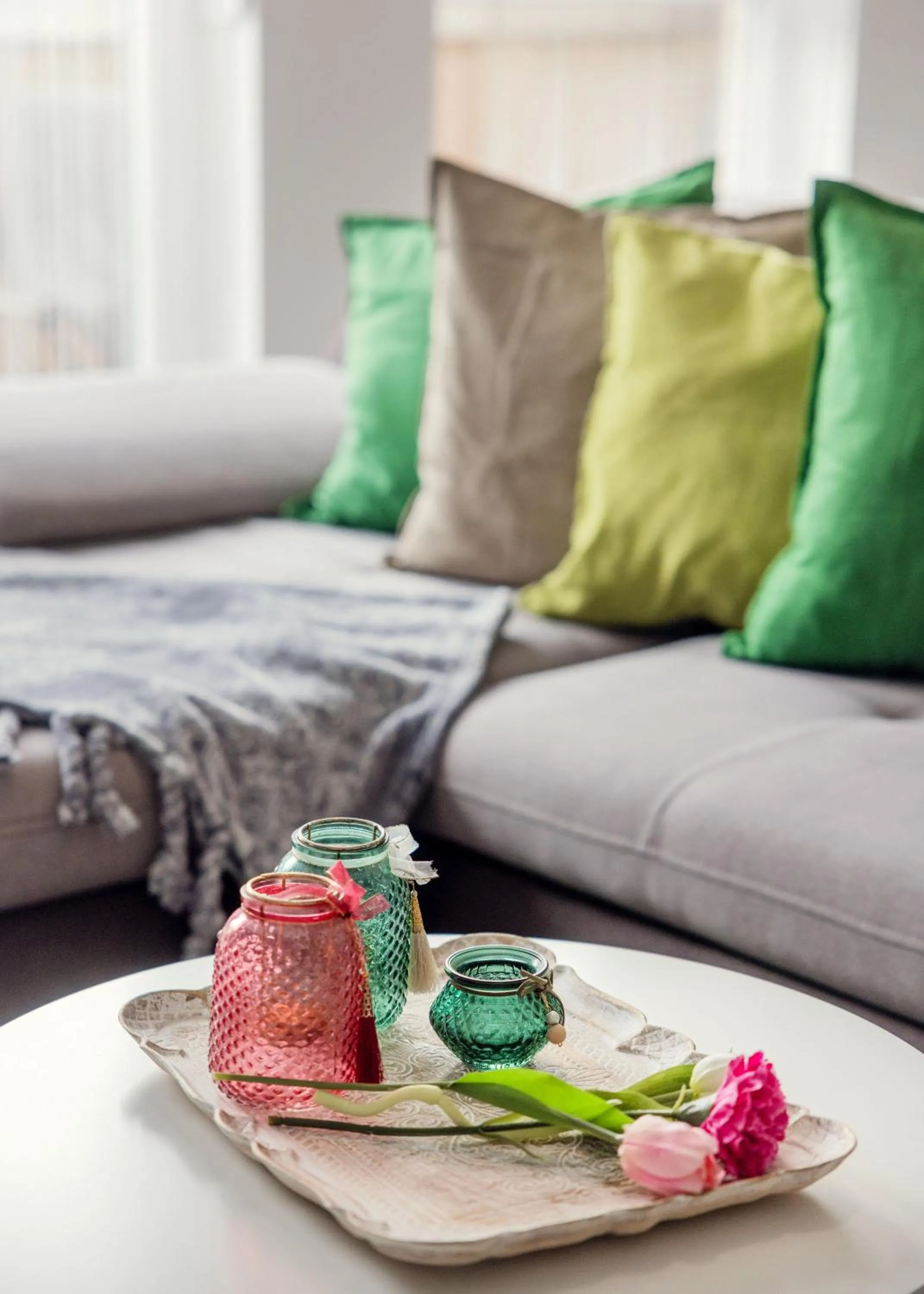 Living room in Grand Budapest Penthouse