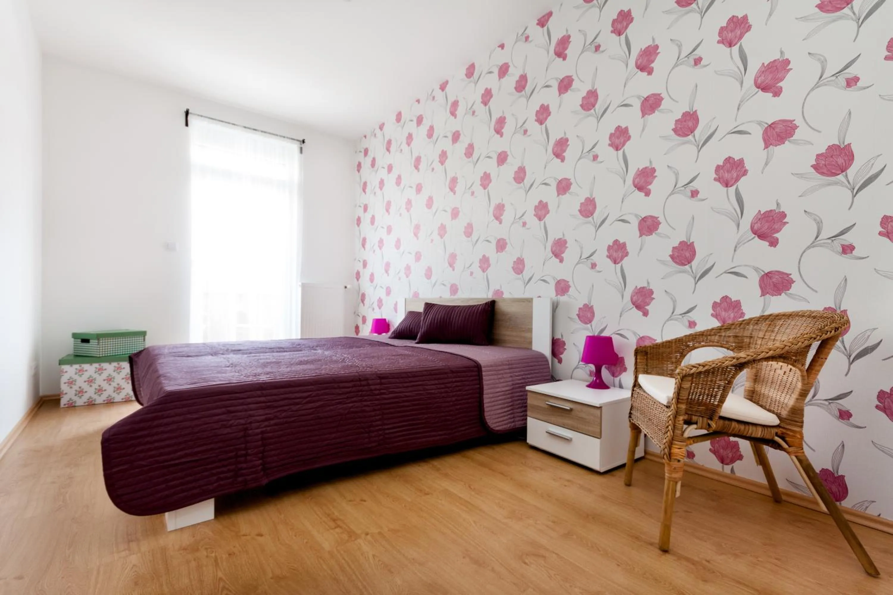 Bedroom, Bed in Grand Budapest Penthouse