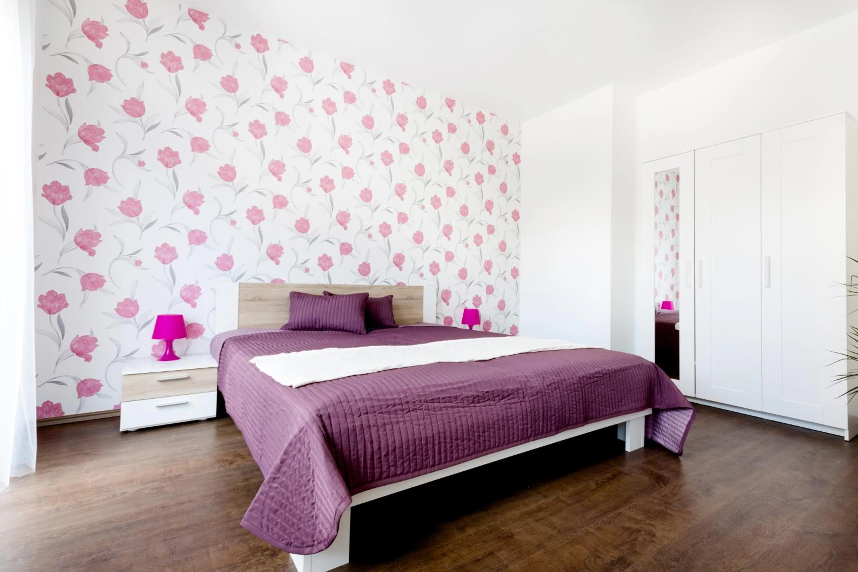 Bedroom, Bed in Grand Budapest Penthouse