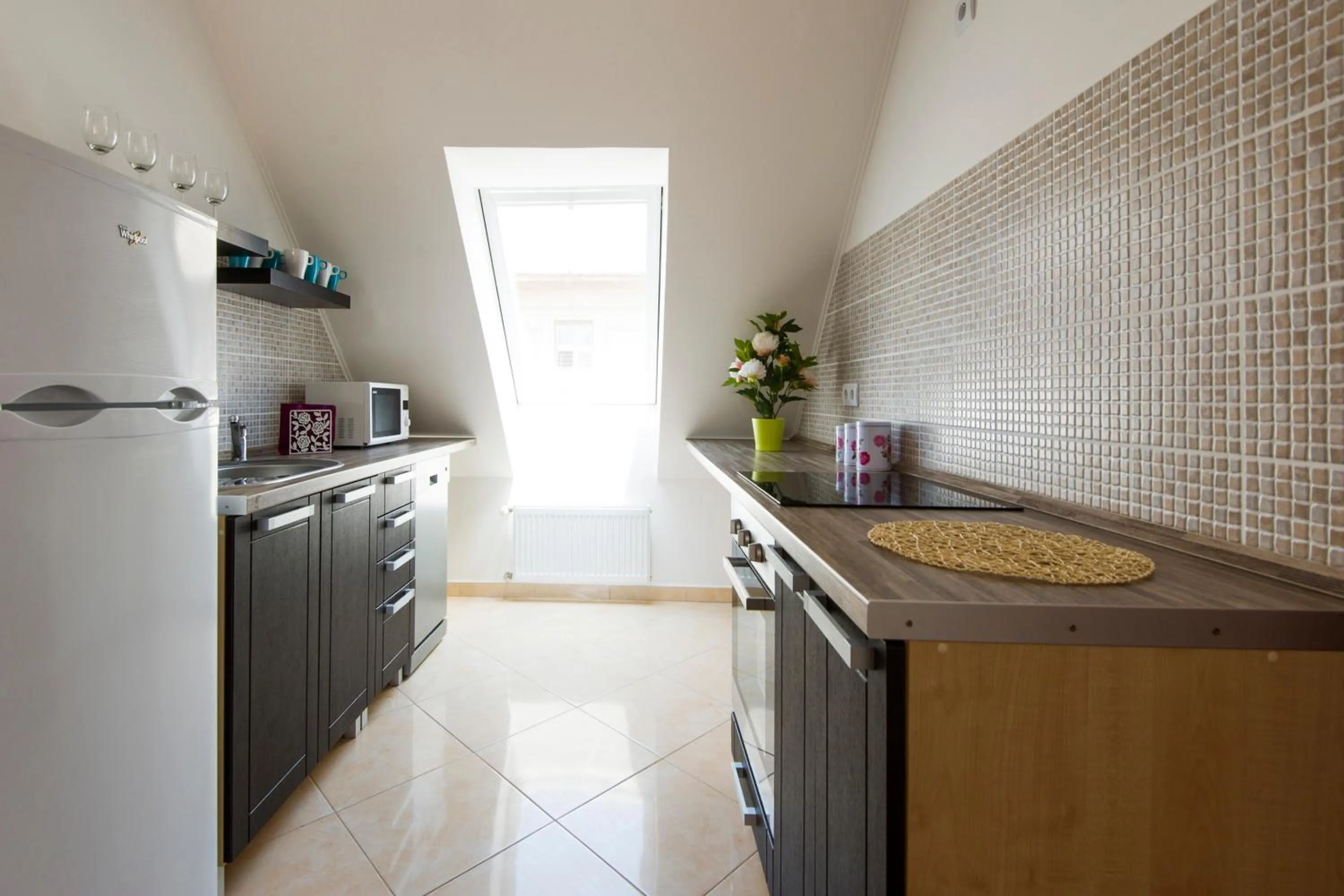 Kitchen or kitchenette in Grand Budapest Penthouse