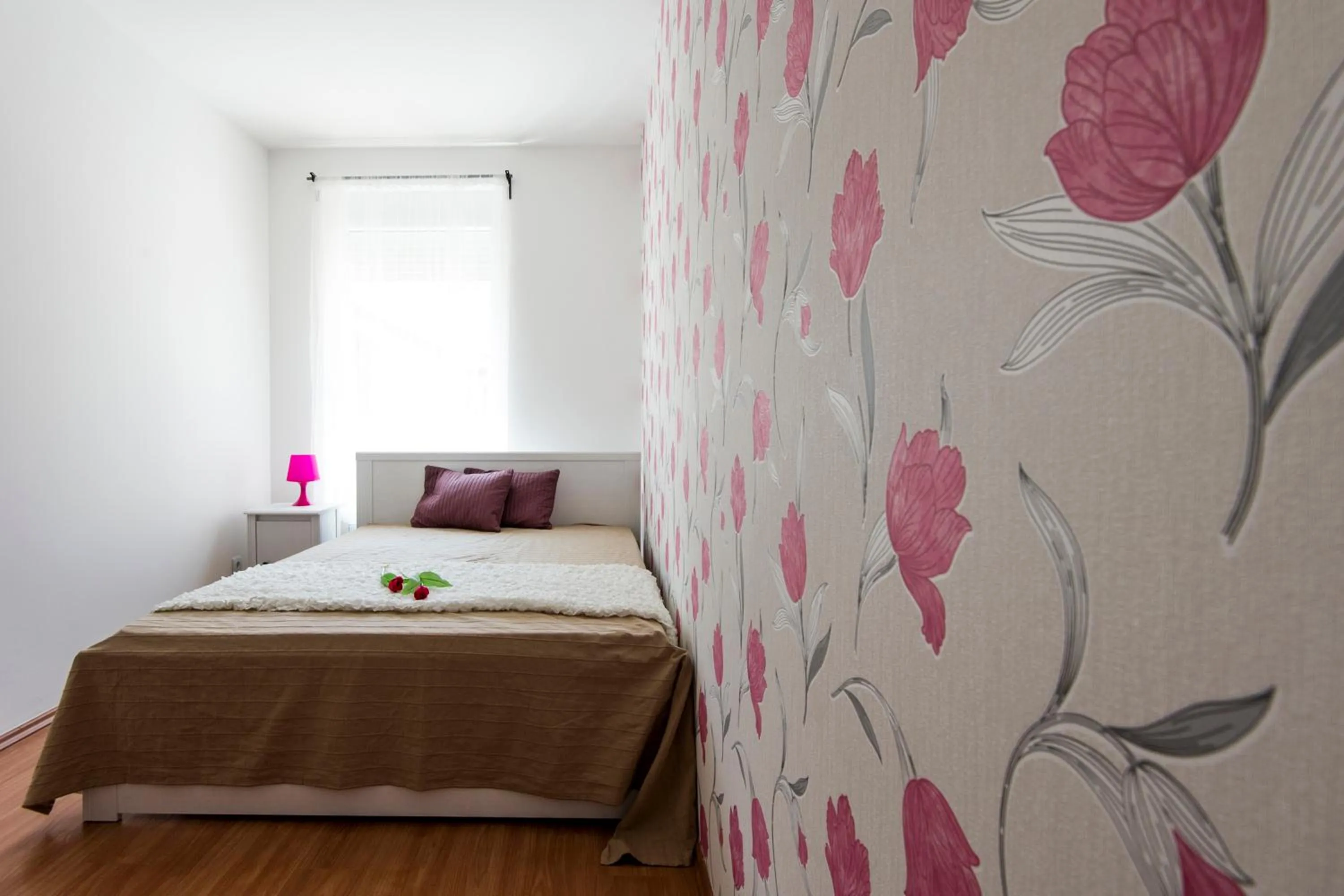 Photo of the whole room, Bed in Grand Budapest Penthouse