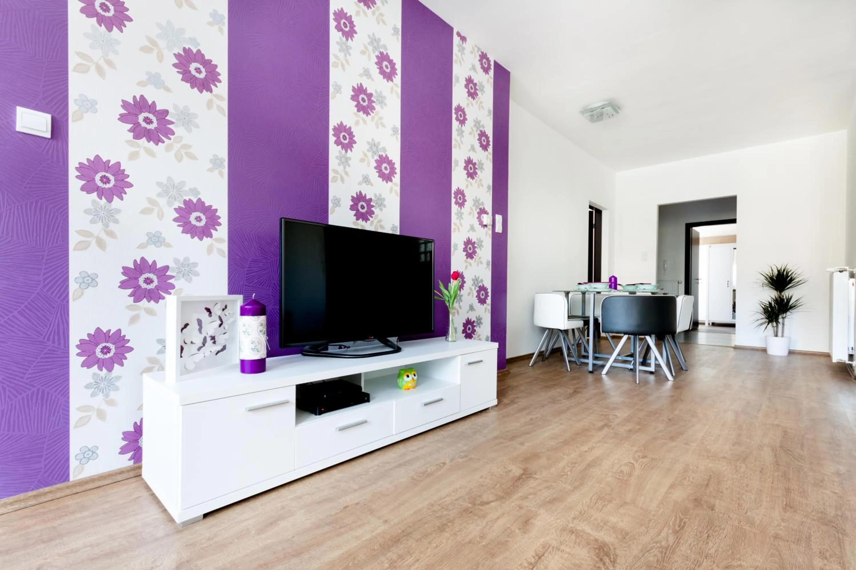 Living room in Grand Budapest Penthouse