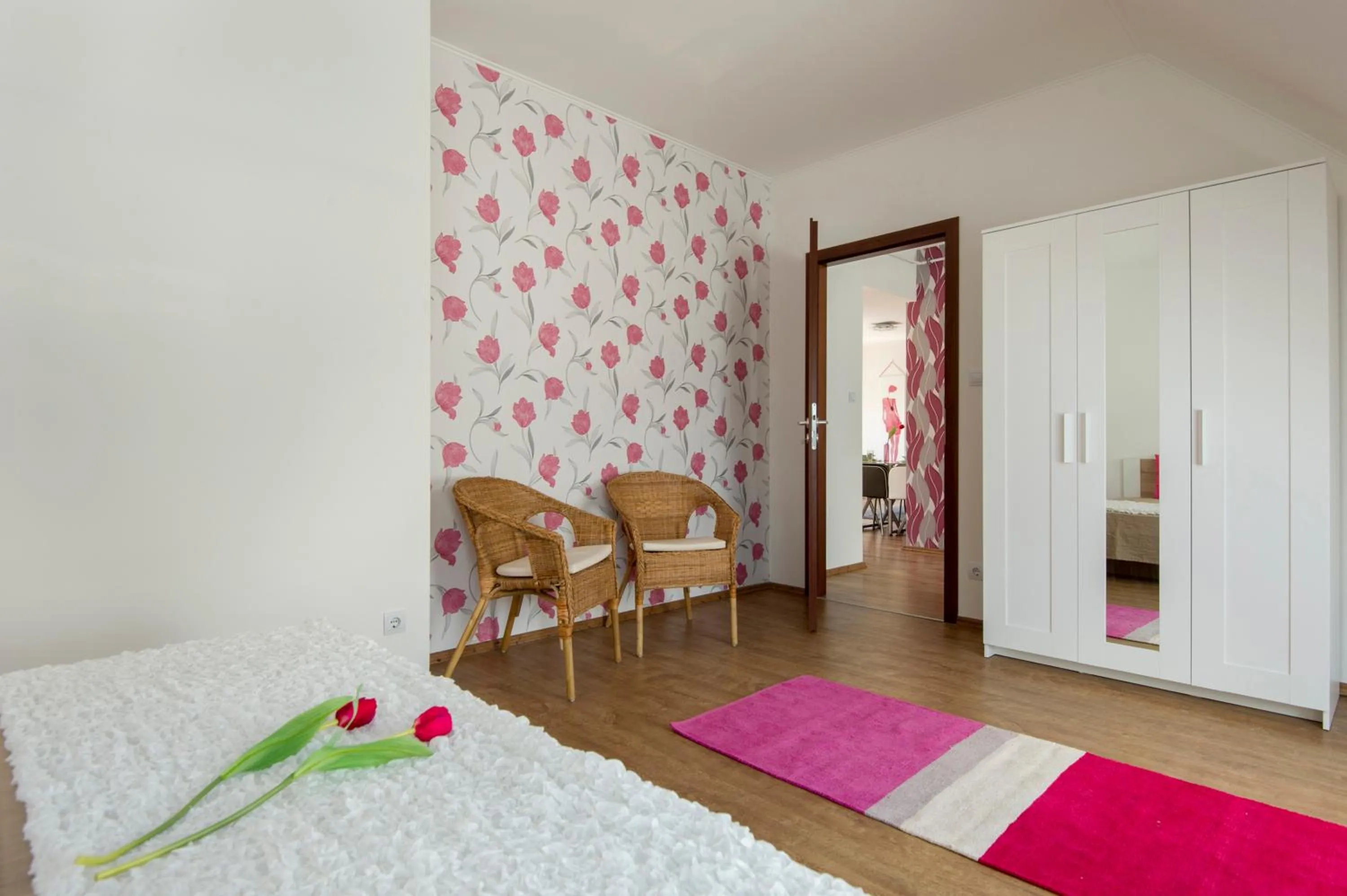 Bedroom, Bed in Grand Budapest Penthouse