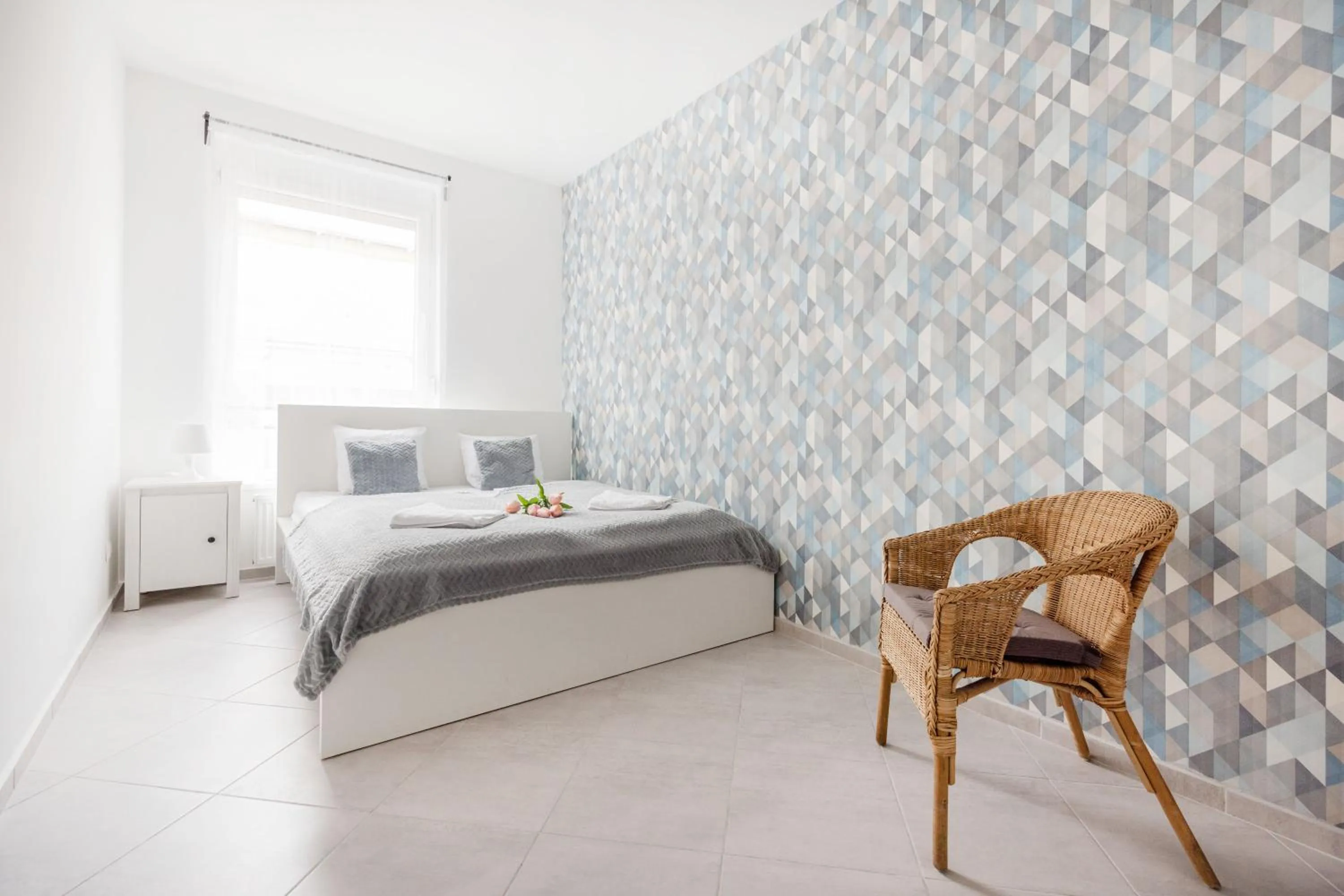 Bedroom, Bed in Grand Budapest Penthouse