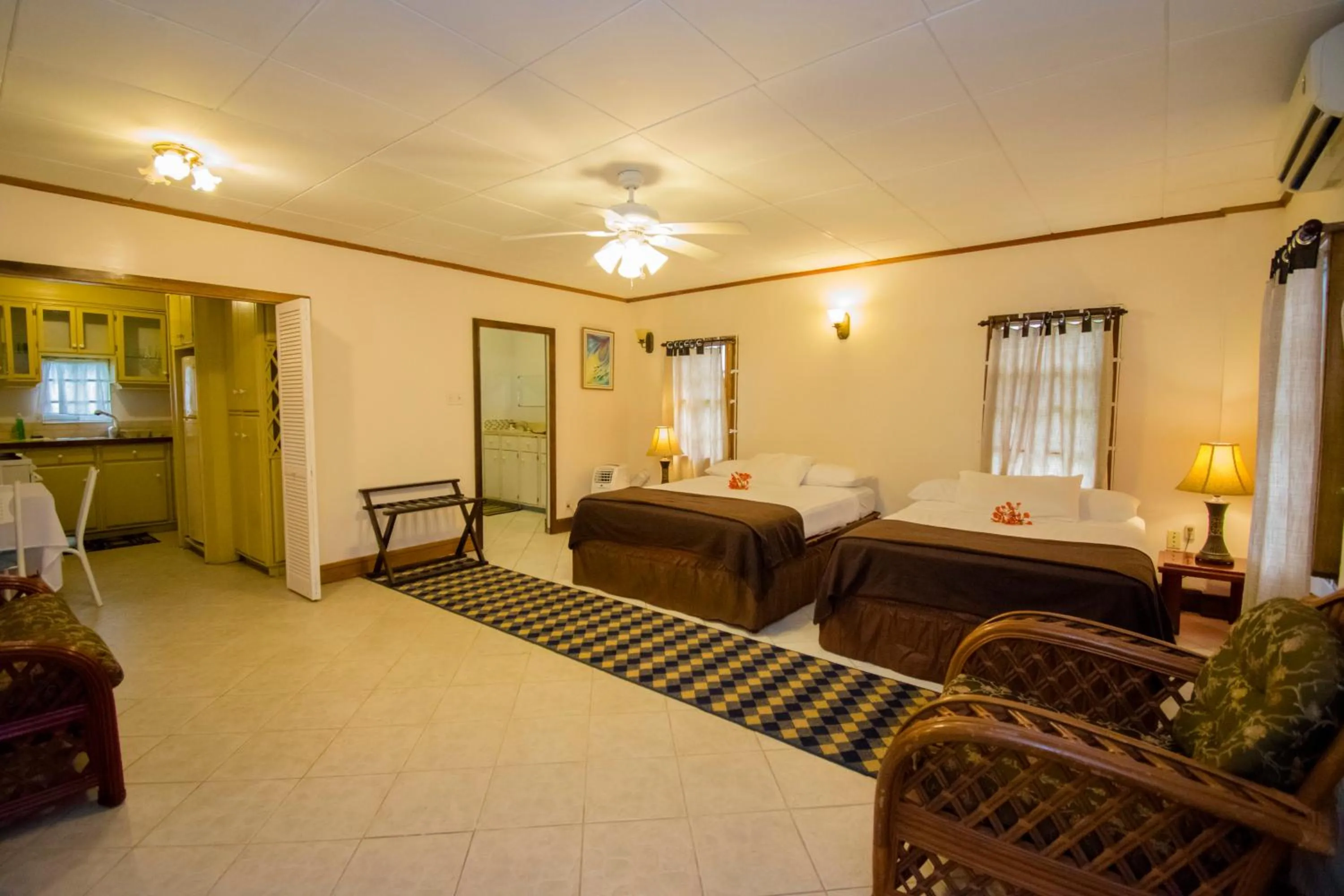 Bed in Herdmanston Lodge Hotel