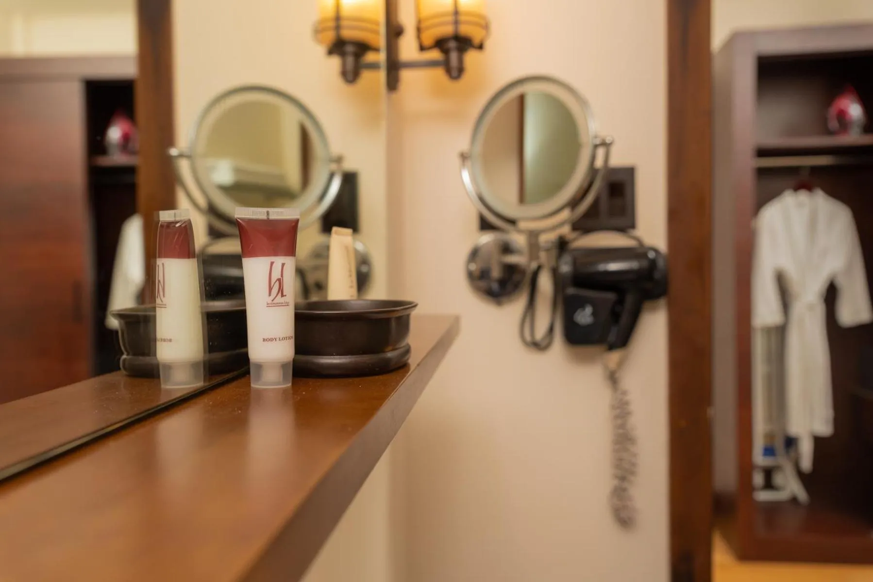 flat iron in Herdmanston Lodge Hotel