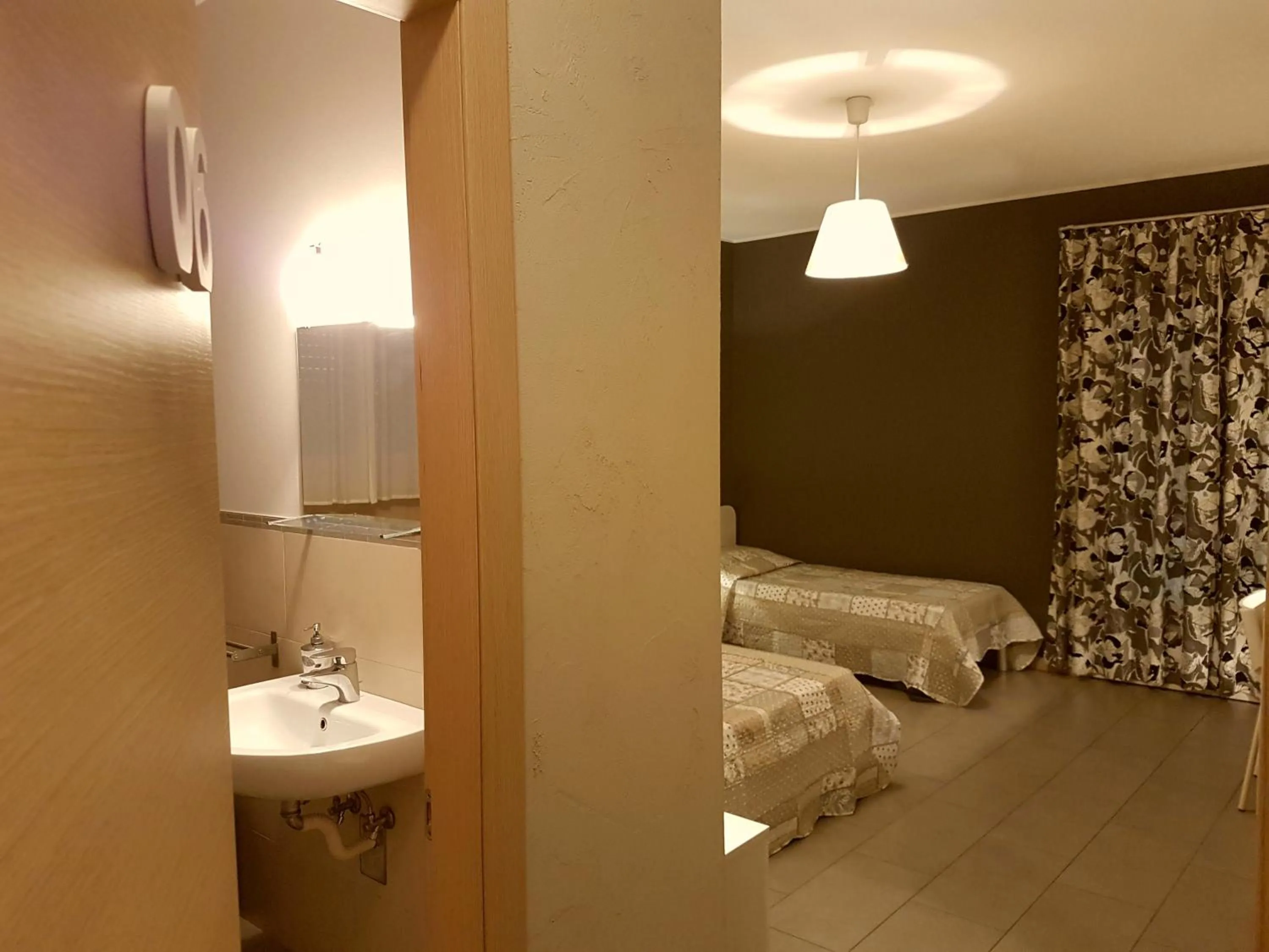 Bathroom, Bed in Affittacamere Borgo Sabbionara