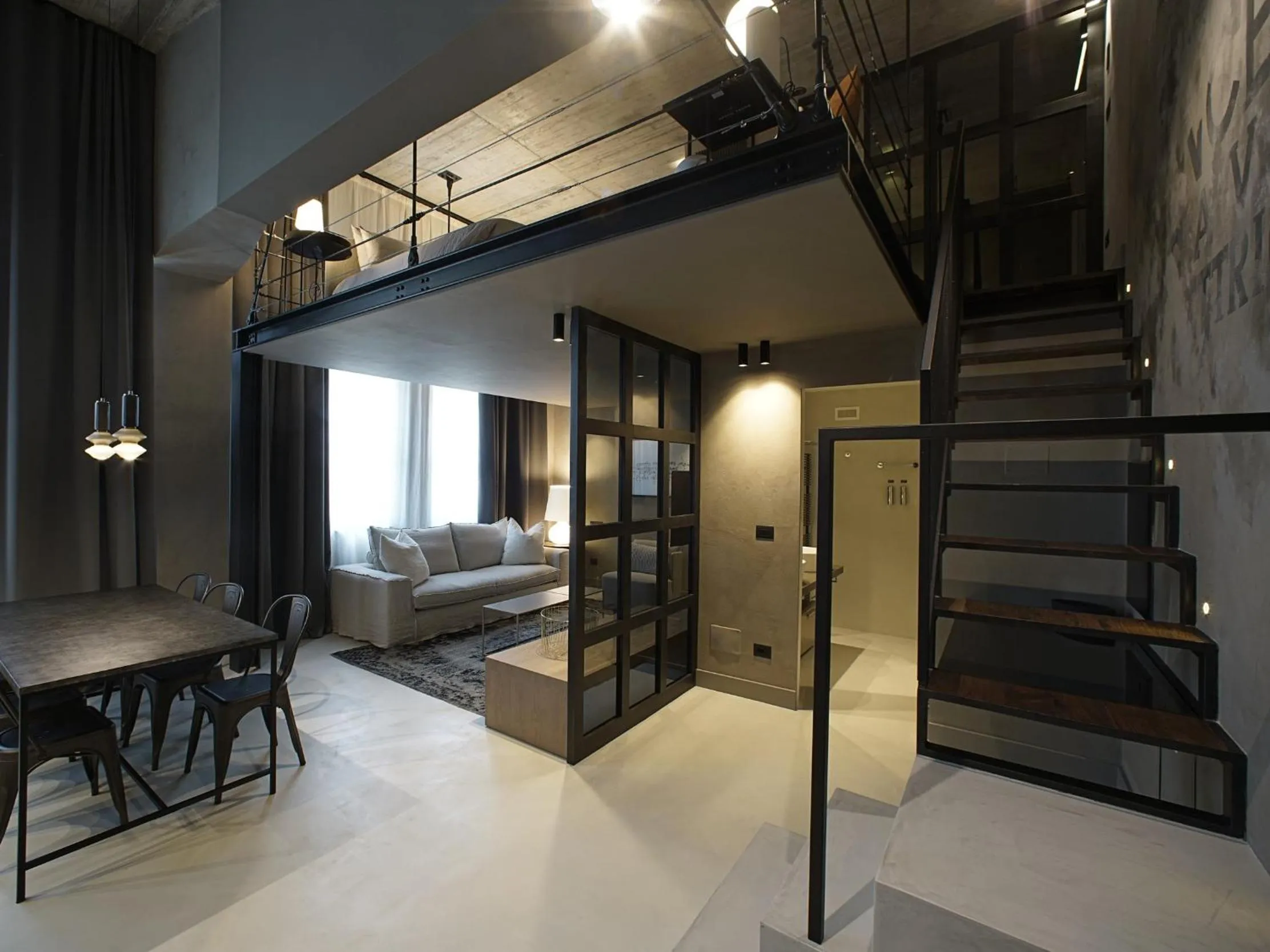 Communal lounge/ TV room in EDIT Lofts