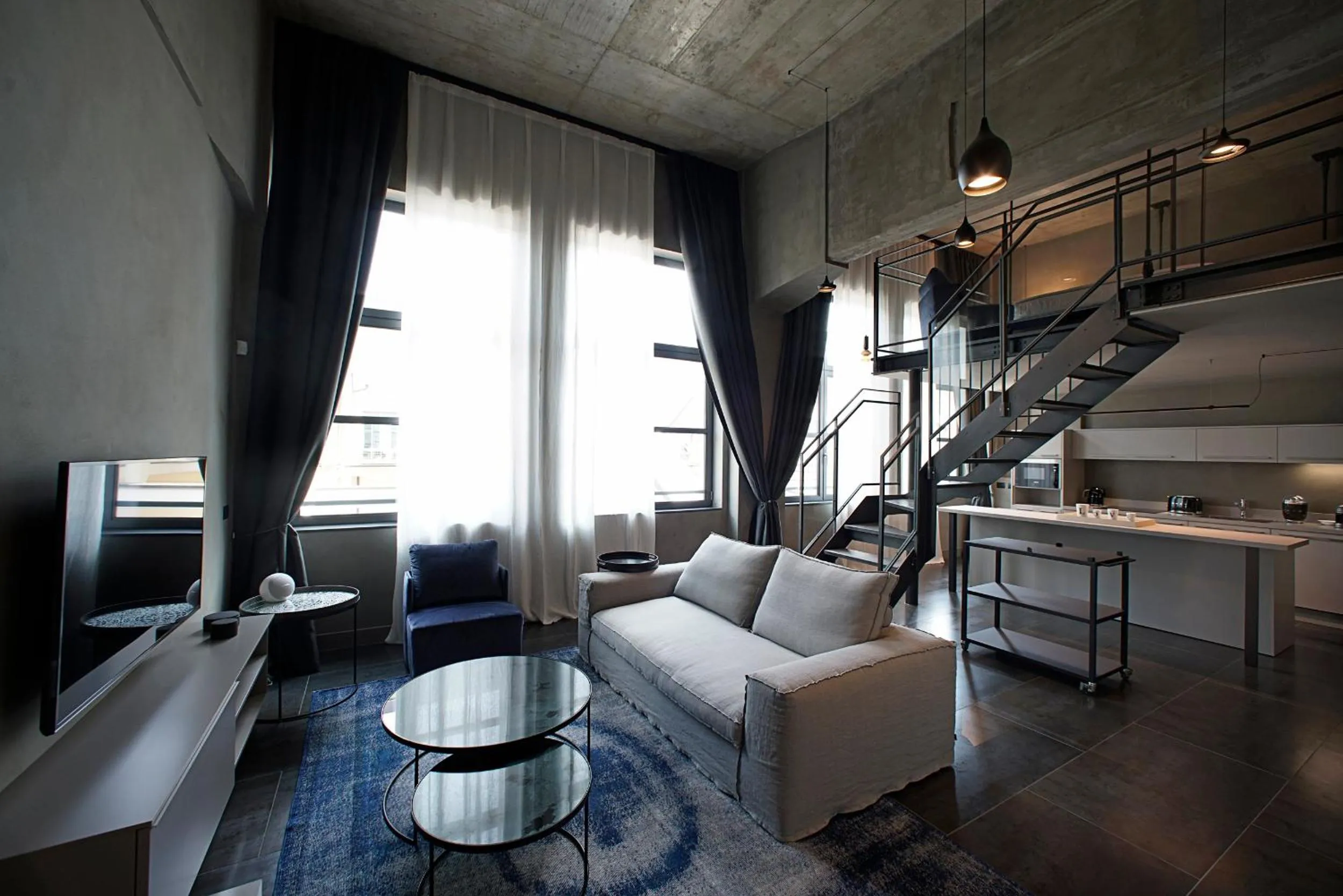 Communal lounge/ TV room in EDIT Lofts