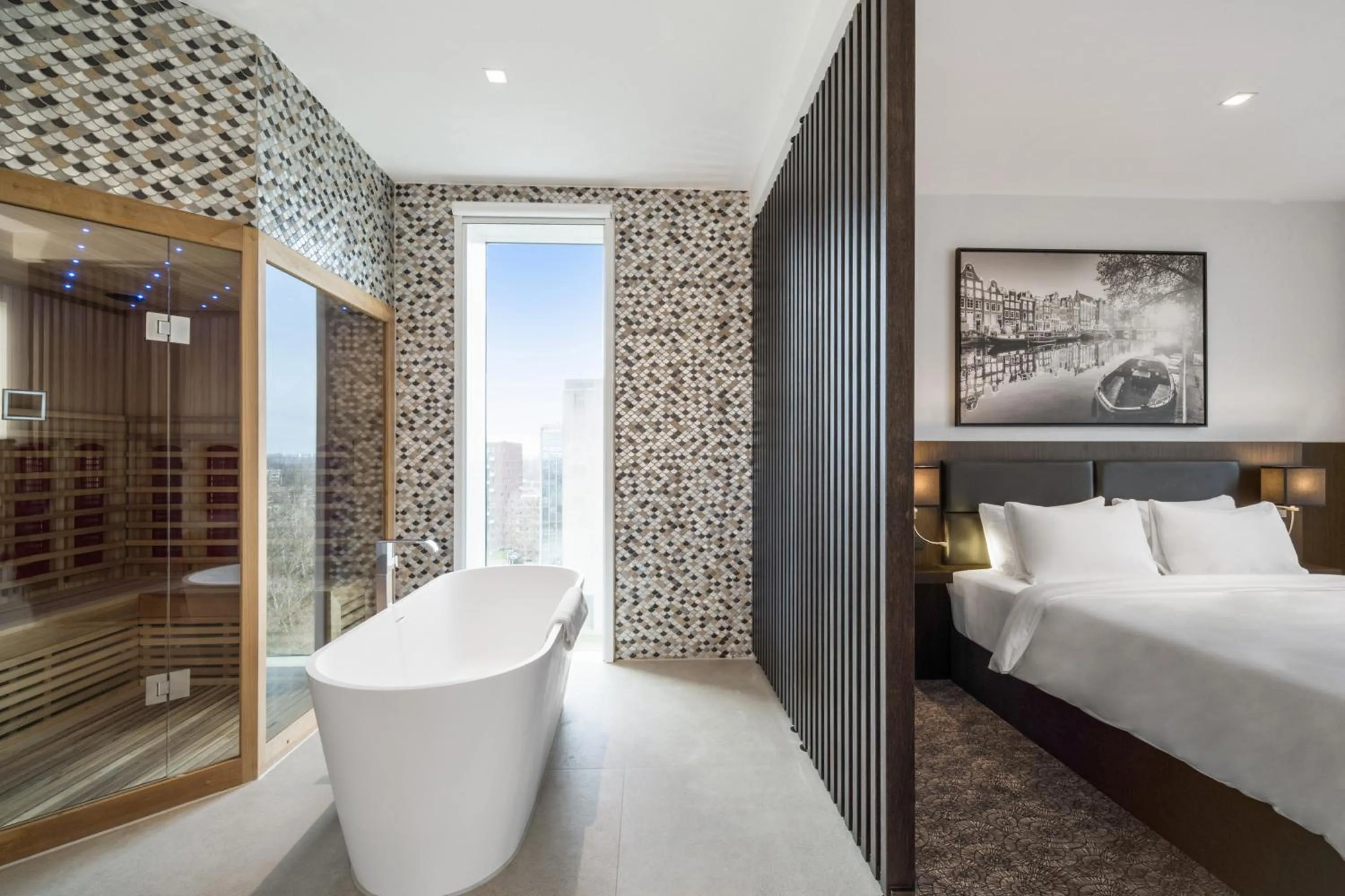 Sauna, Bed in Radisson Hotel & Suites Amsterdam South