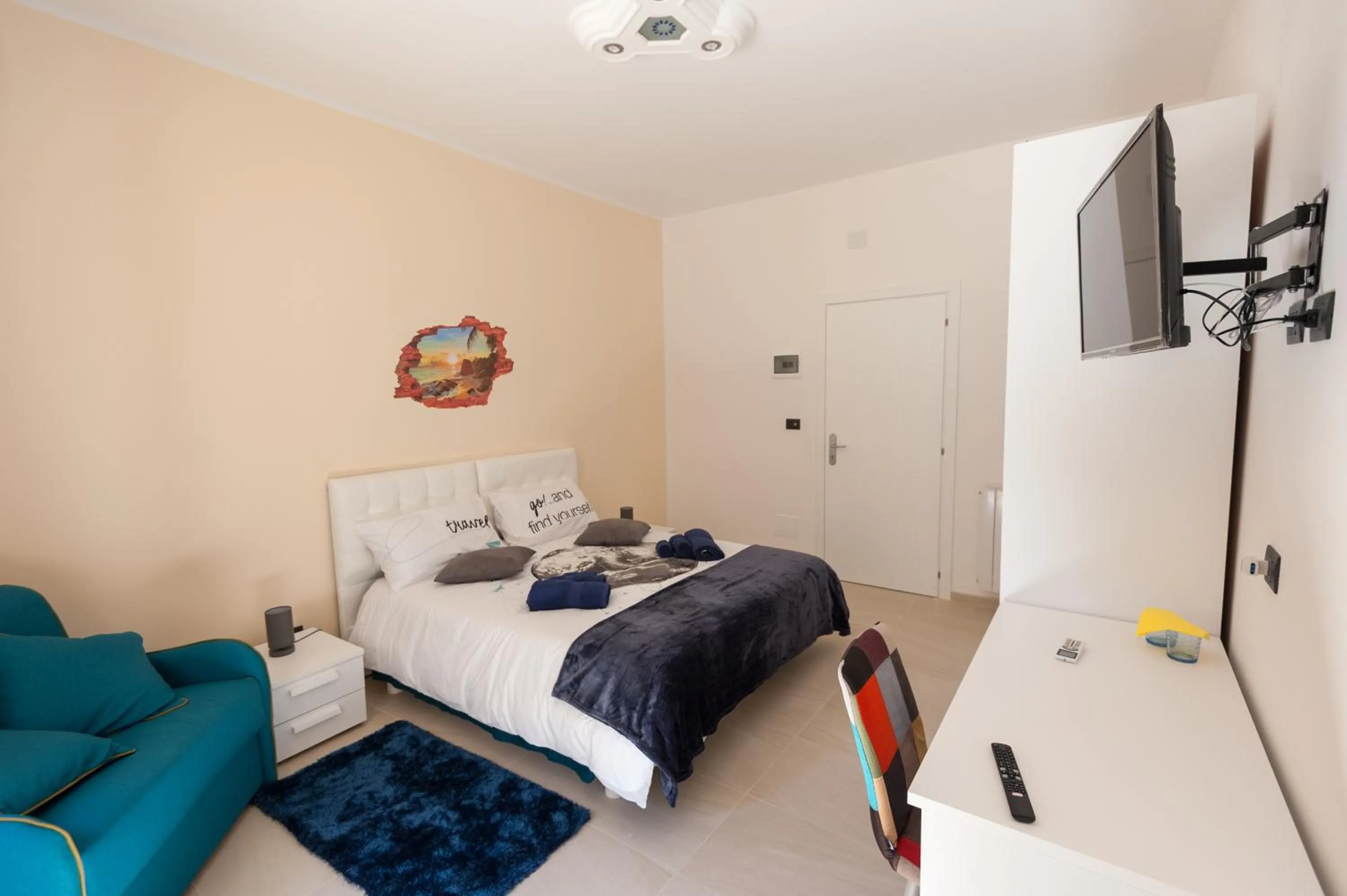 Bedroom, Bed in B&B Epipoli