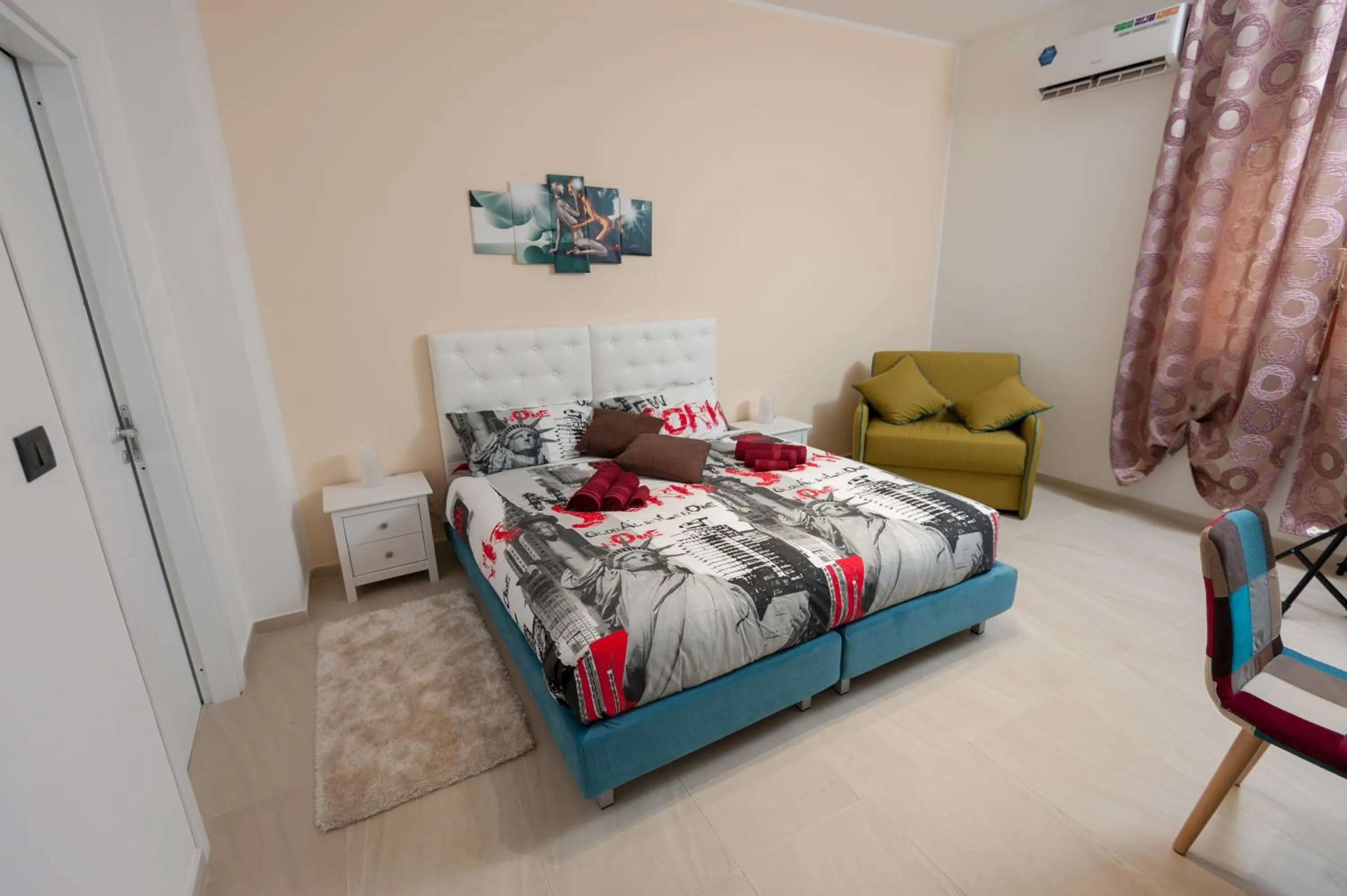 Bedroom, Bed in B&B Epipoli