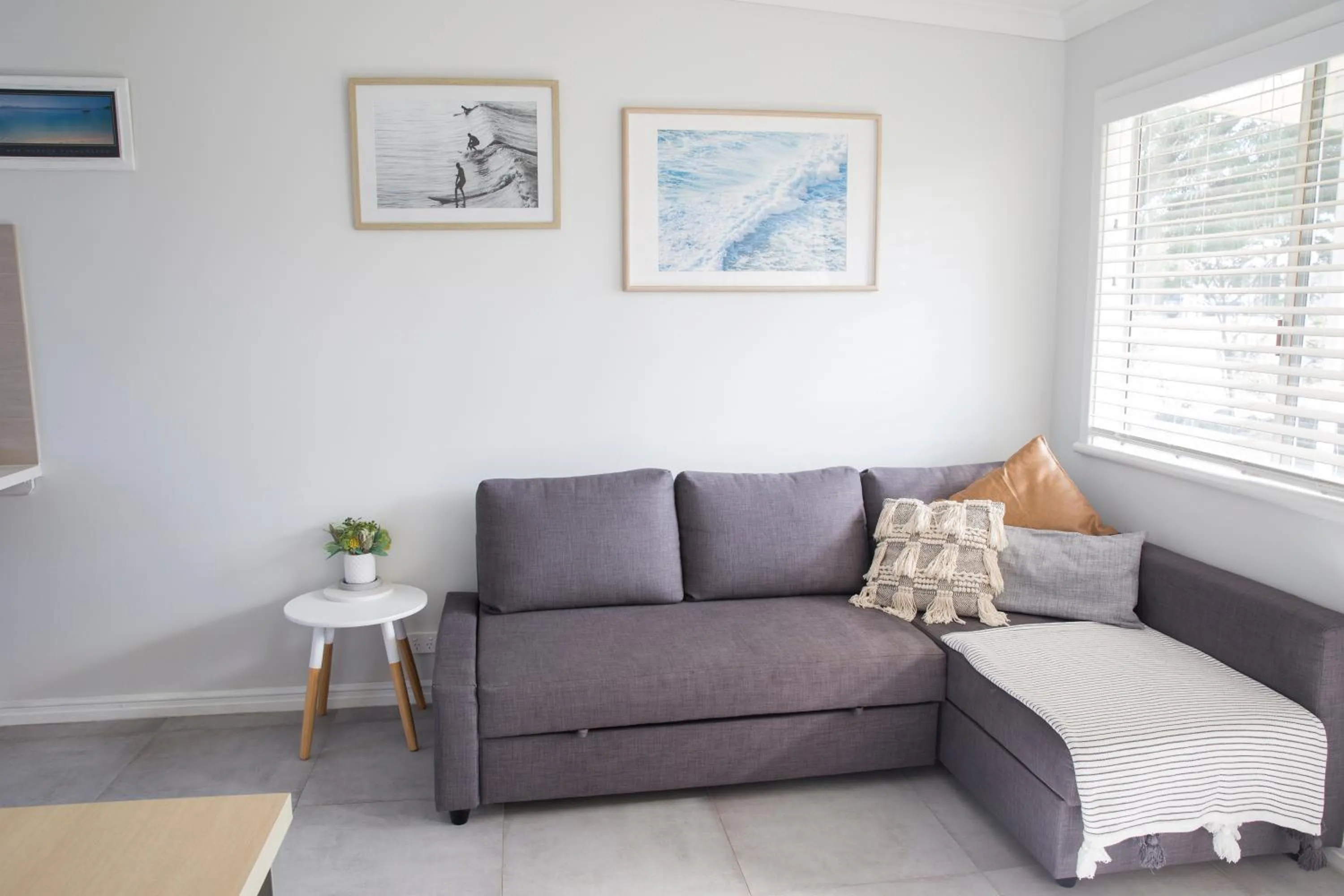 Living room in Salty Shack Lancelin