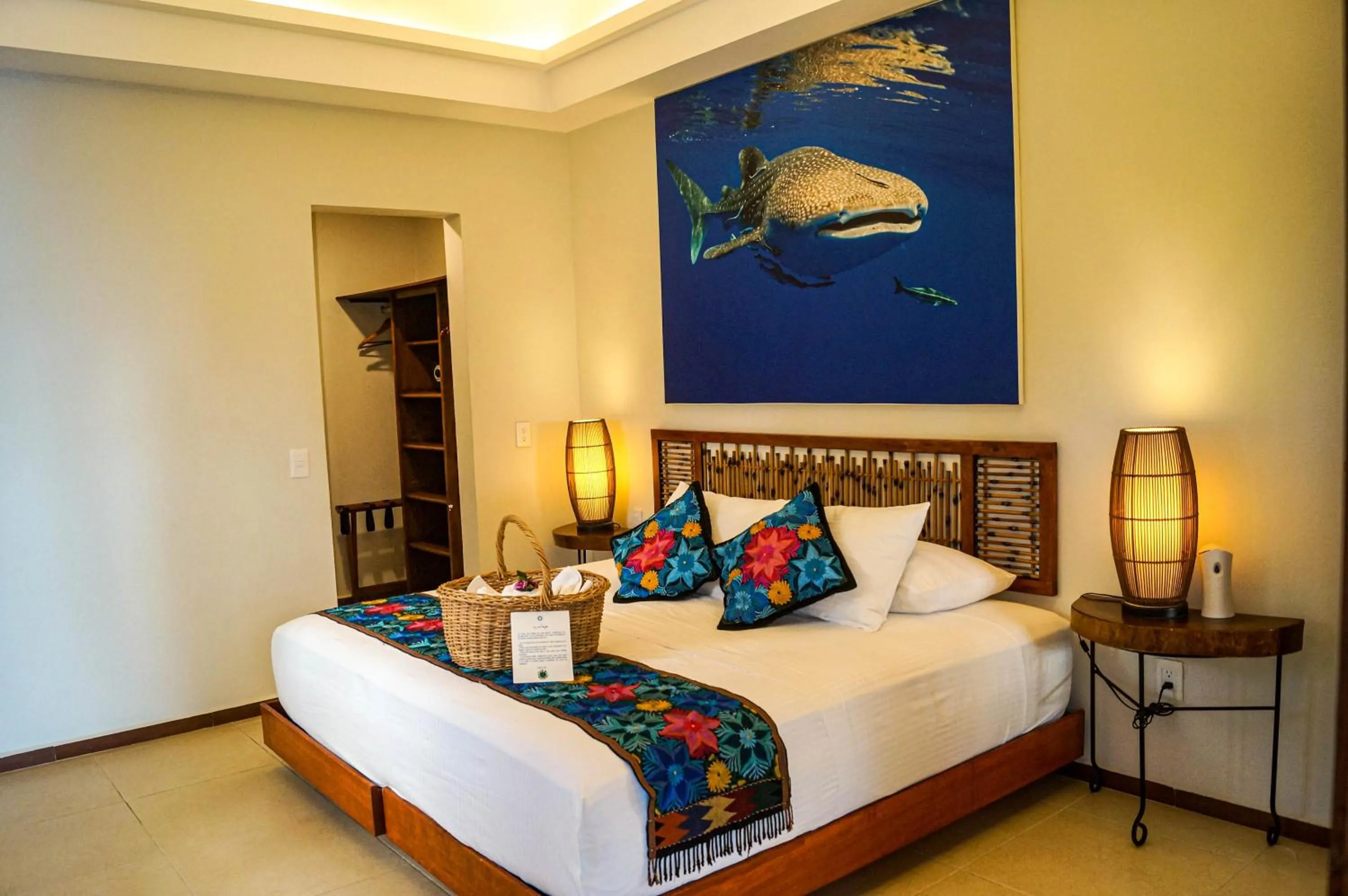 Bedroom, Bed in Hotel Azul Maya