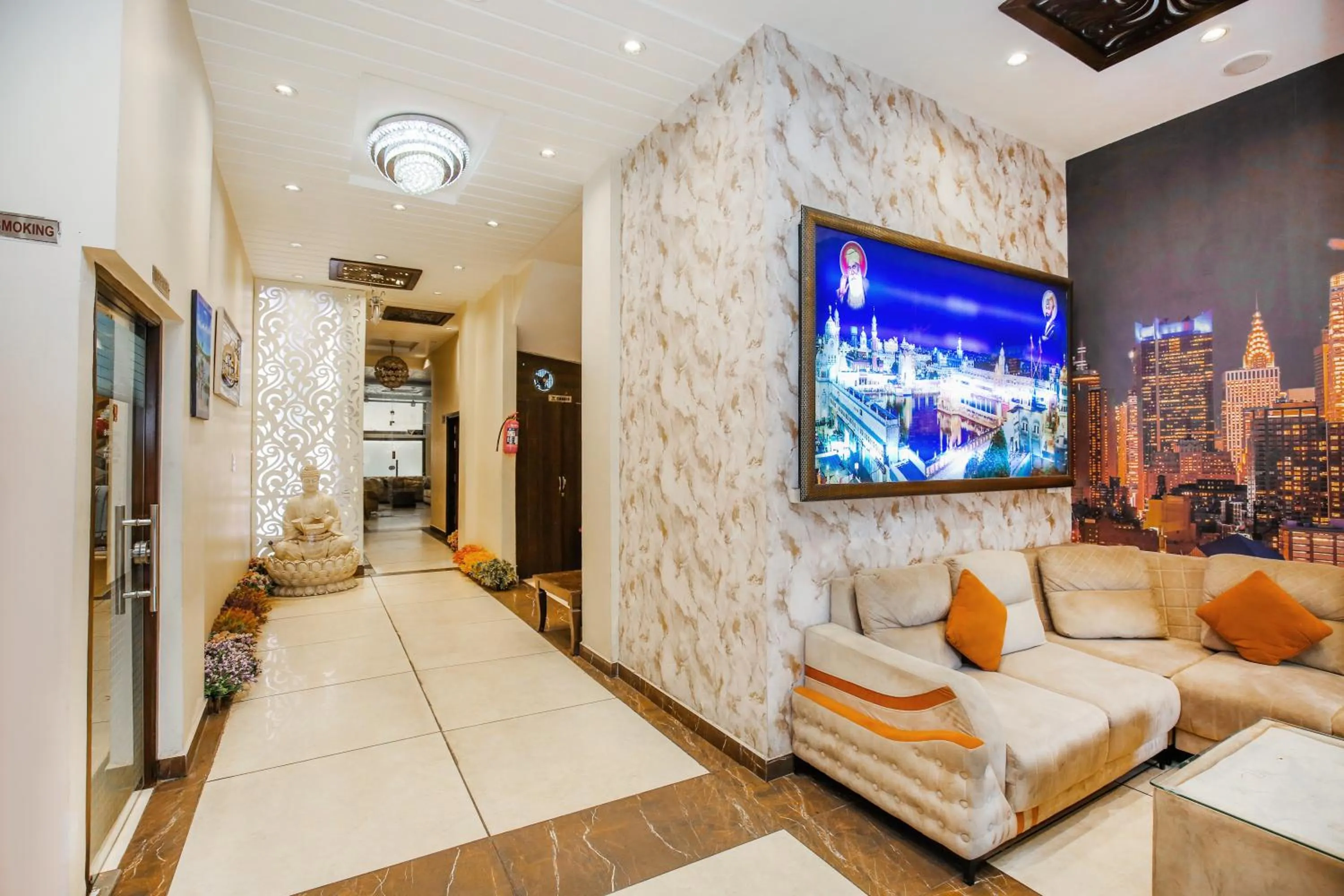 Seating area in Hotel Karan Residency - 5 Min Walk From Golden Temple