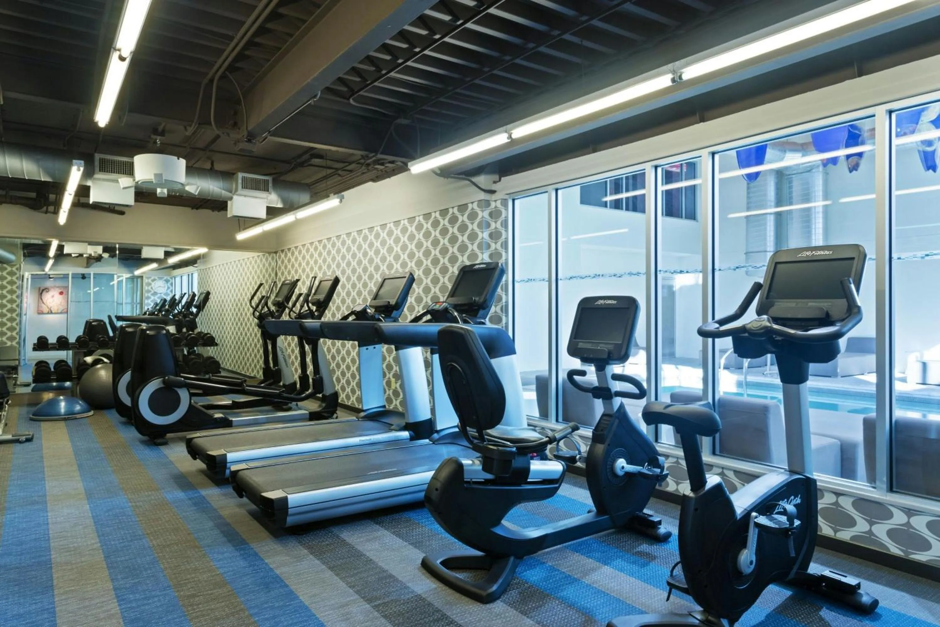 Fitness centre/facilities in Aloft Birmingham Soho Square