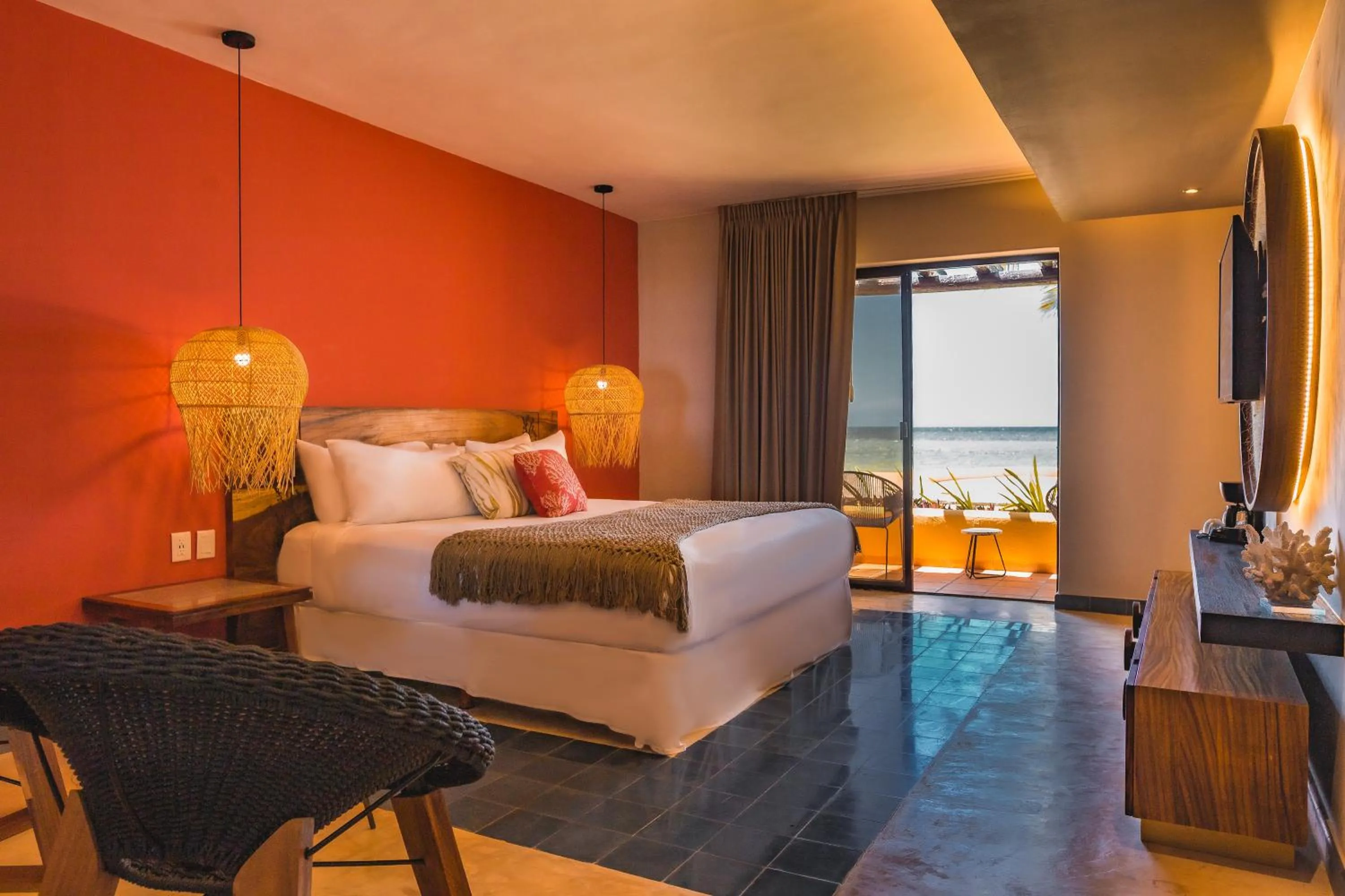 Decorative detail, Bed in Reef Yucatán All Inclusive & Convention Center