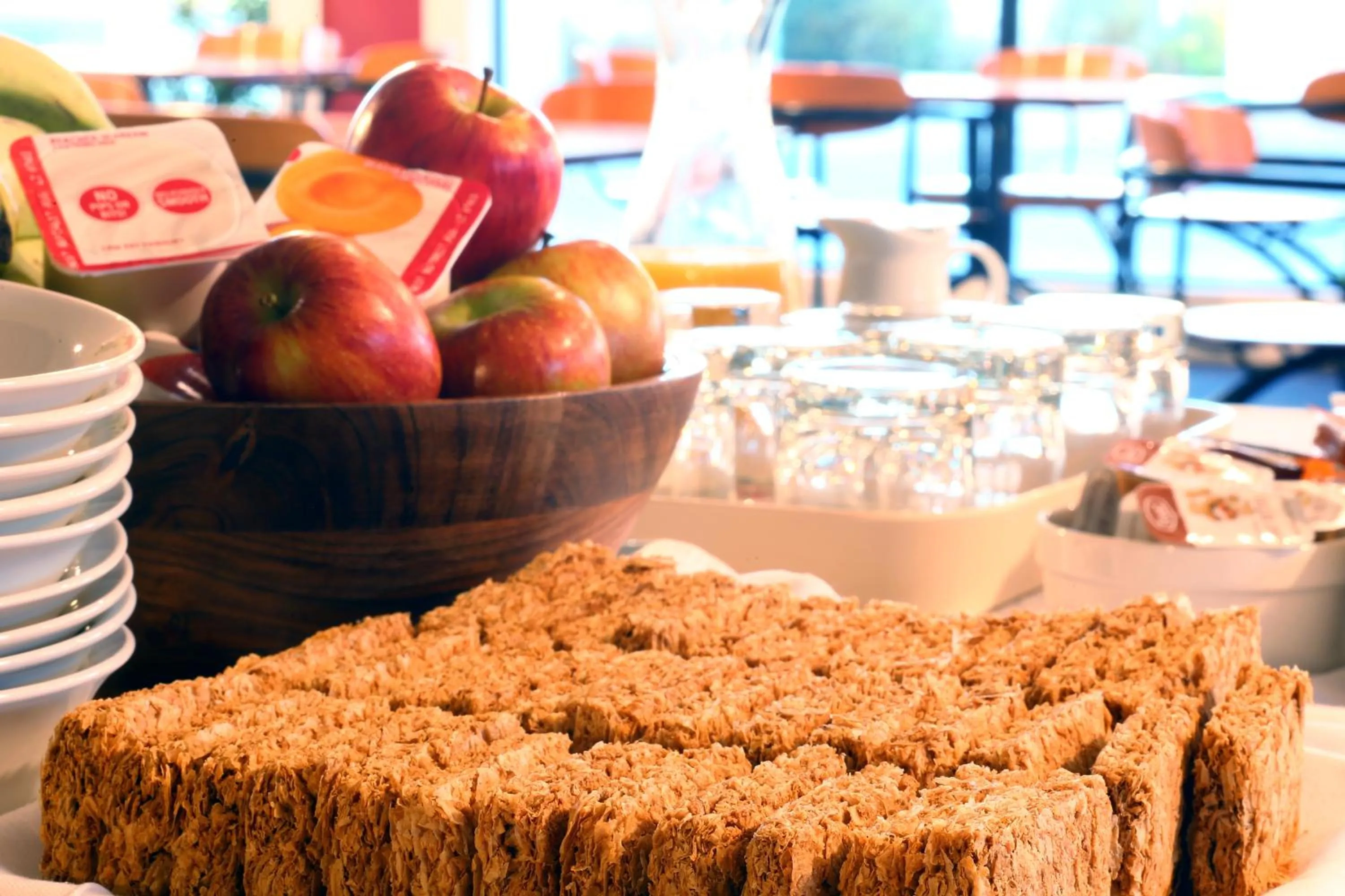 Continental breakfast in Heritage Court Lodge Oamaru