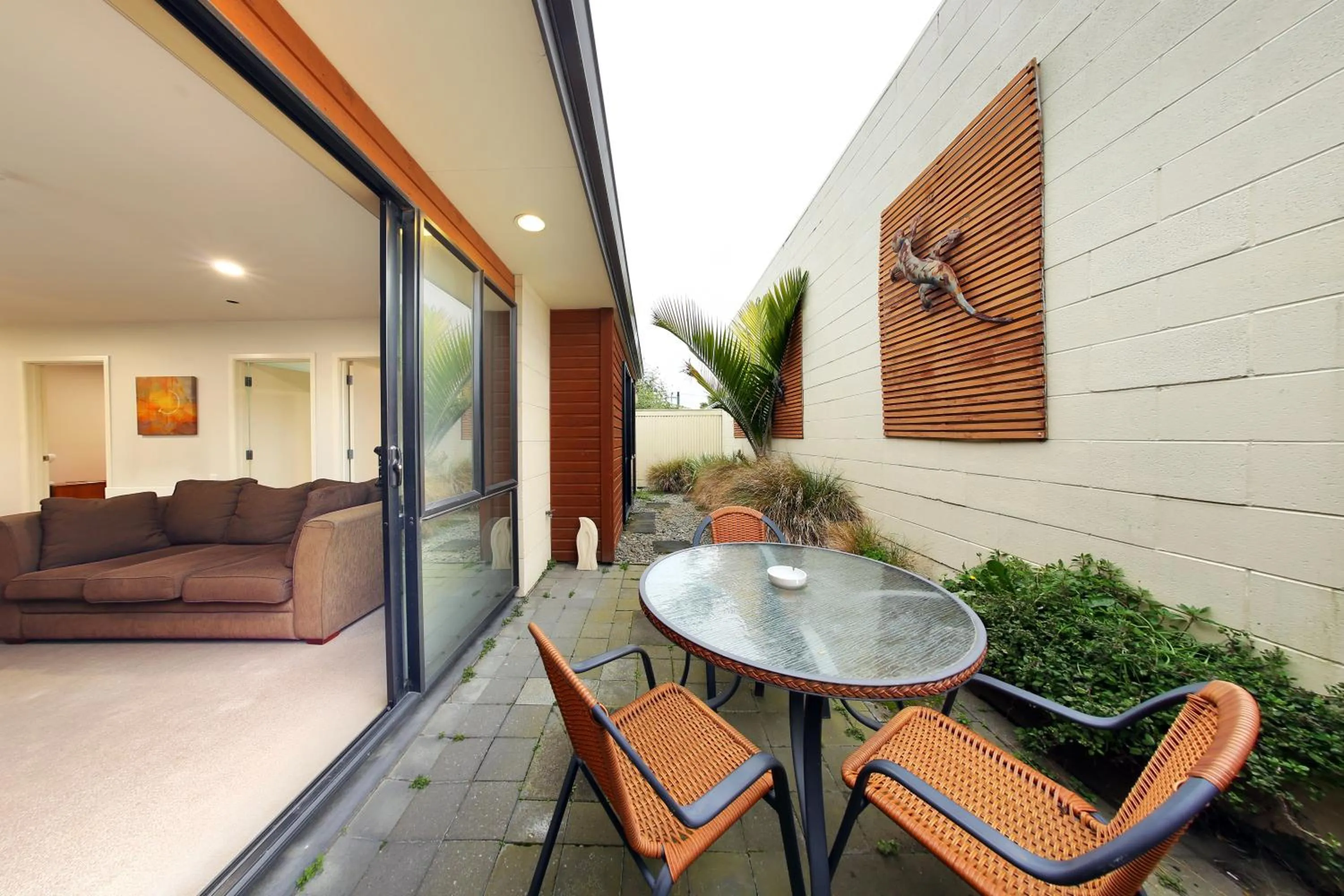 Balcony/Terrace in Heritage Court Lodge Oamaru