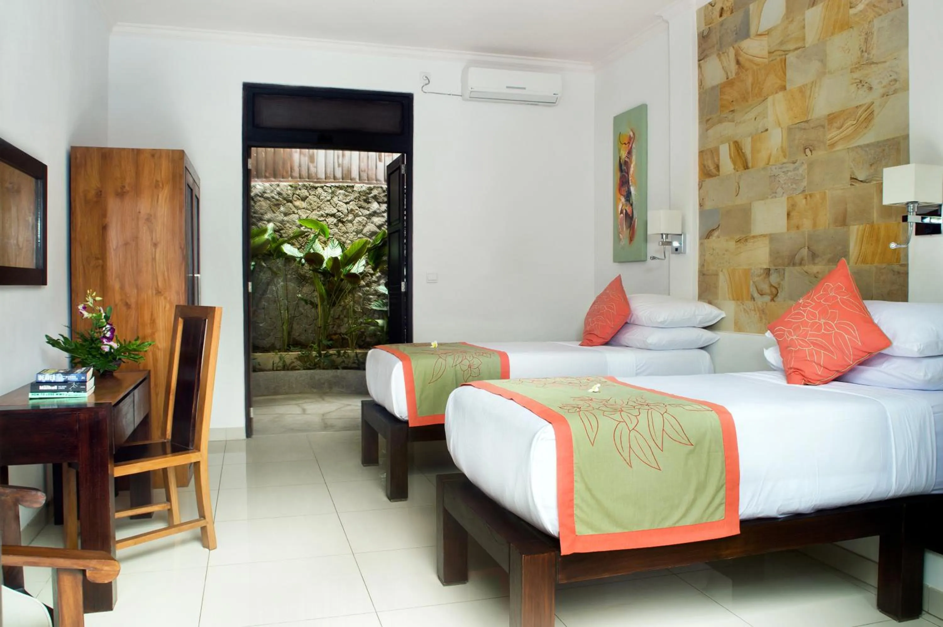 Bed in Villa Teman