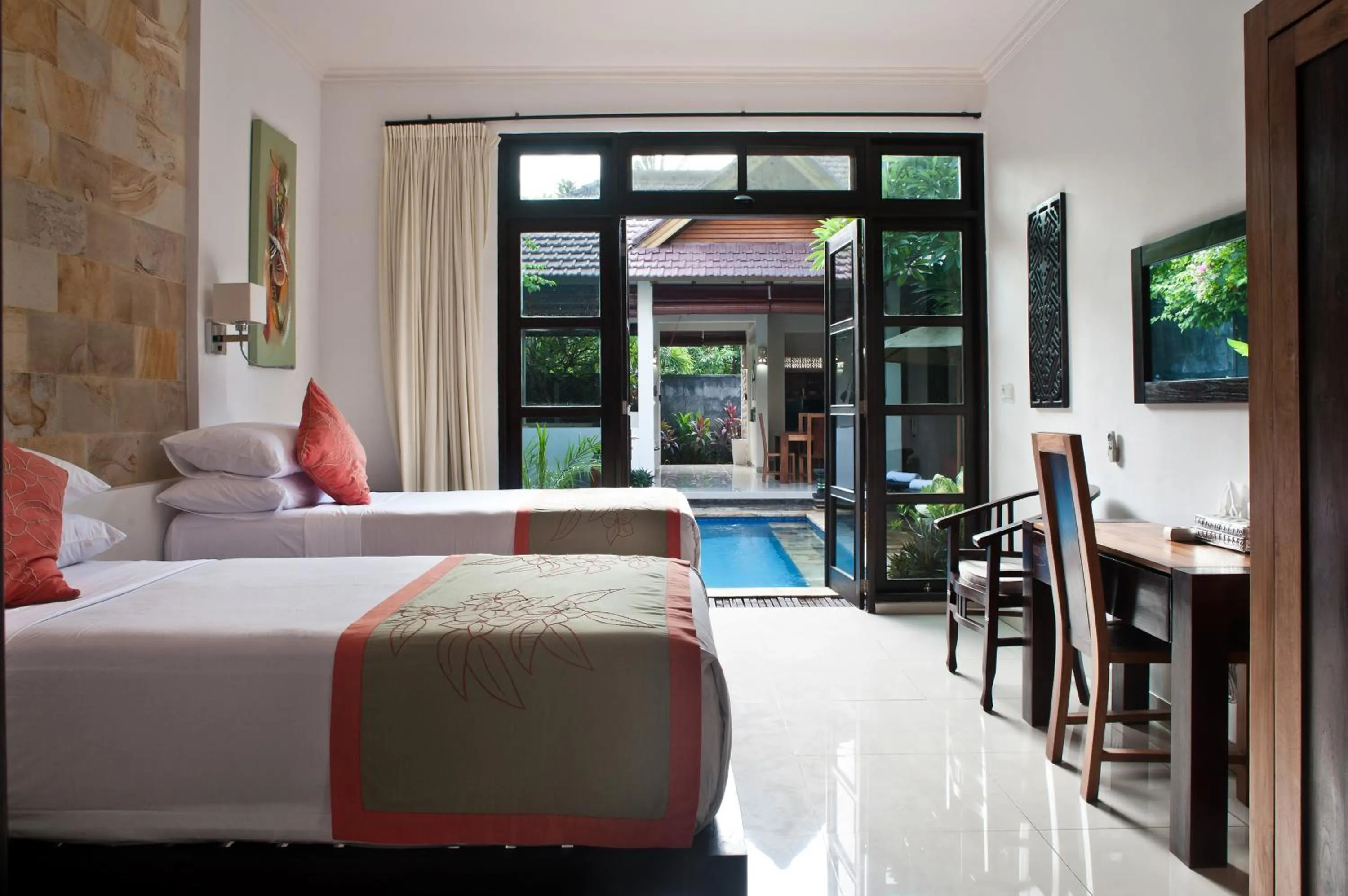 Bedroom, Bed in Villa Teman
