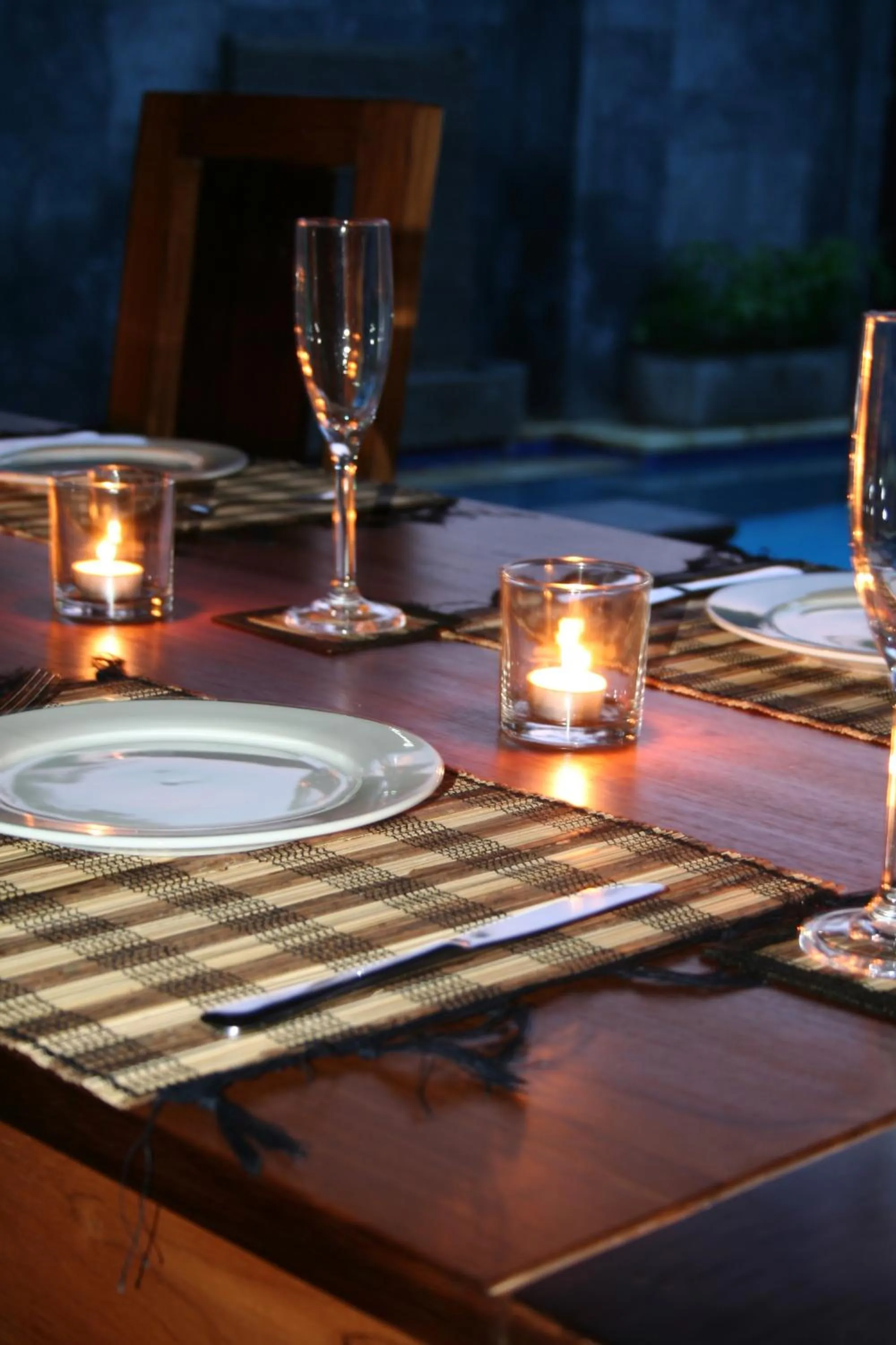 Dining area in Villa Teman