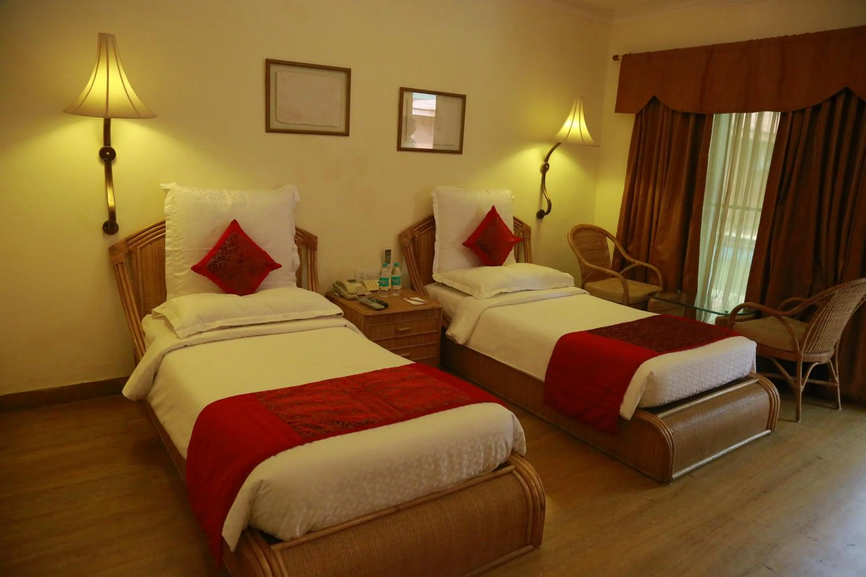 Bedroom, Bed in SAJ Earth Resort & Convention Center , Kochi