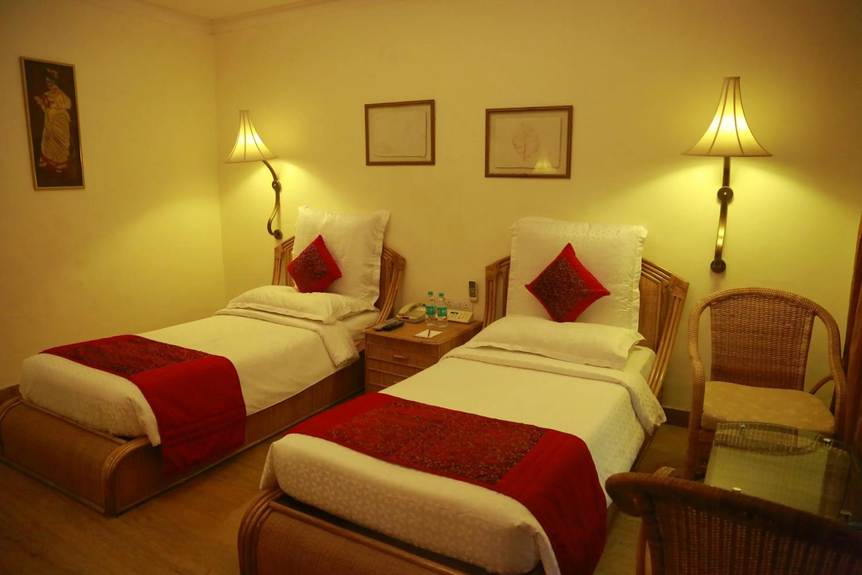 Bedroom, Bed in SAJ Earth Resort & Convention Center , Kochi