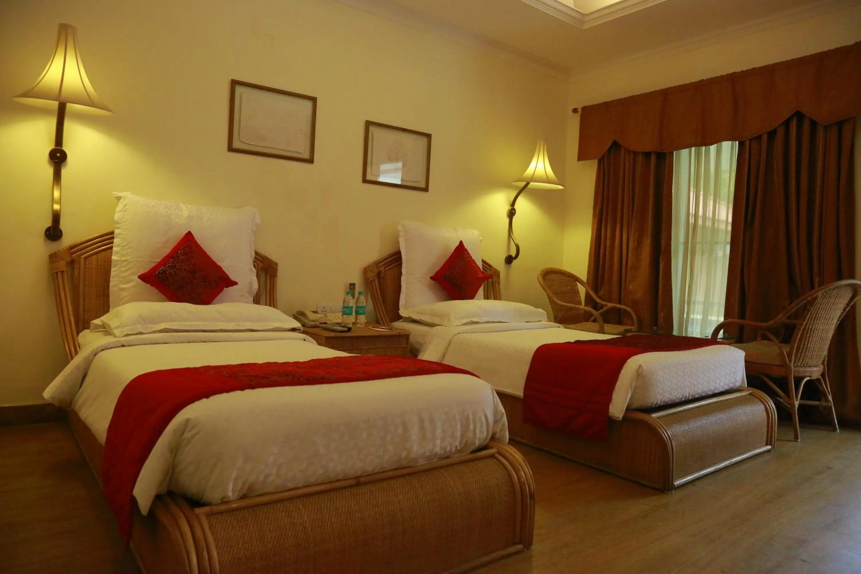 Bedroom, Bed in SAJ Earth Resort & Convention Center , Kochi