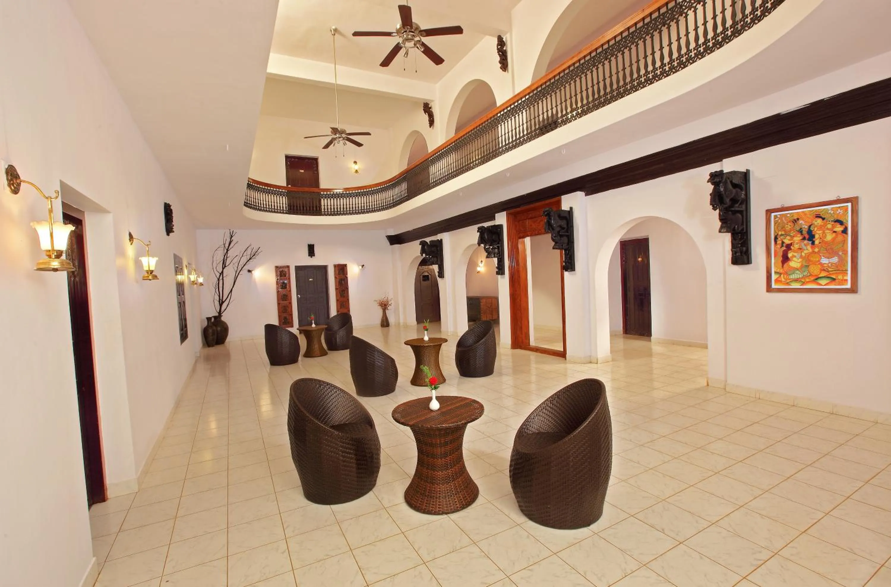 Lobby or reception in The River Retreat Heritage Ayurvedic Resort