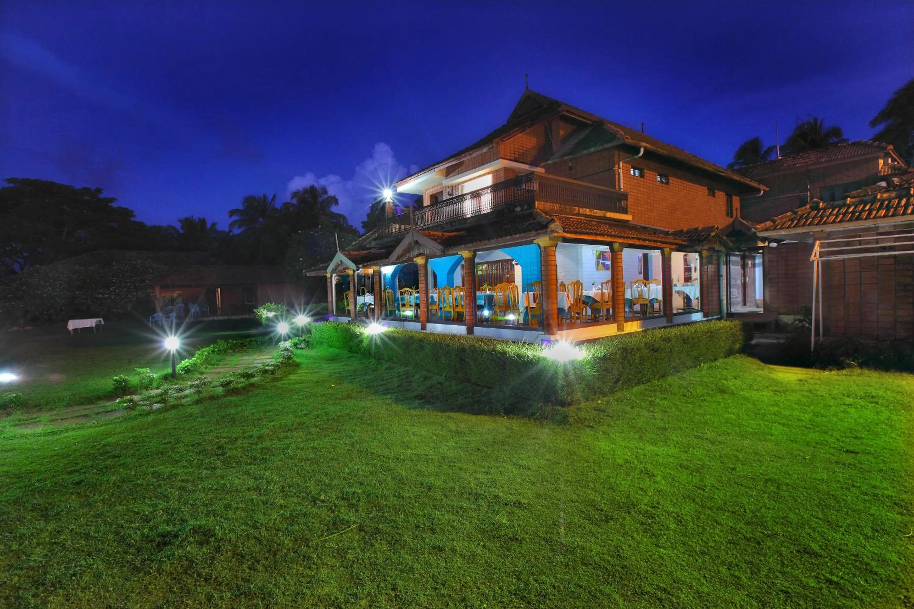 Decorative detail in The River Retreat Heritage Ayurvedic Resort