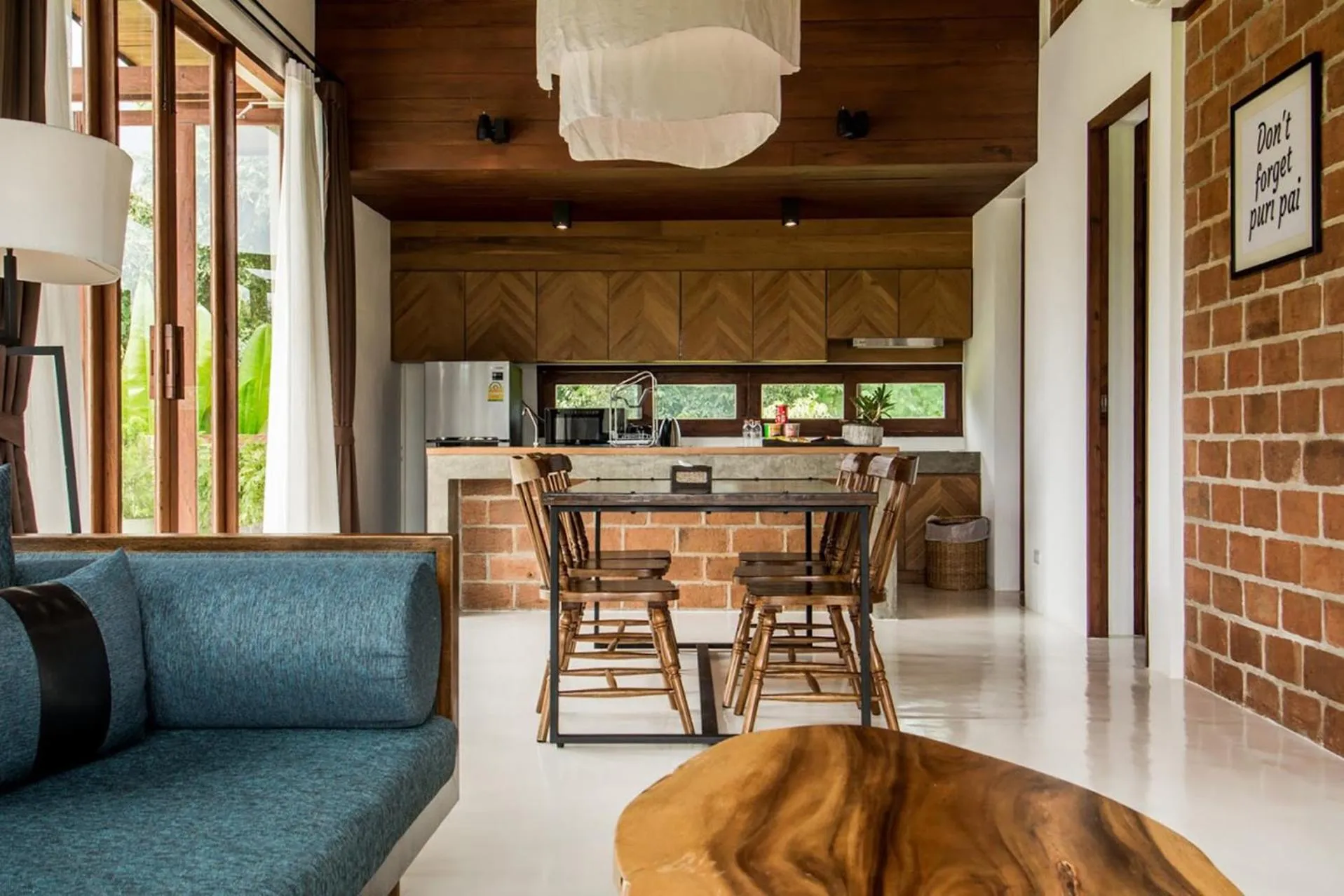 kitchen in Puripai Villa Wellness & Retreat
